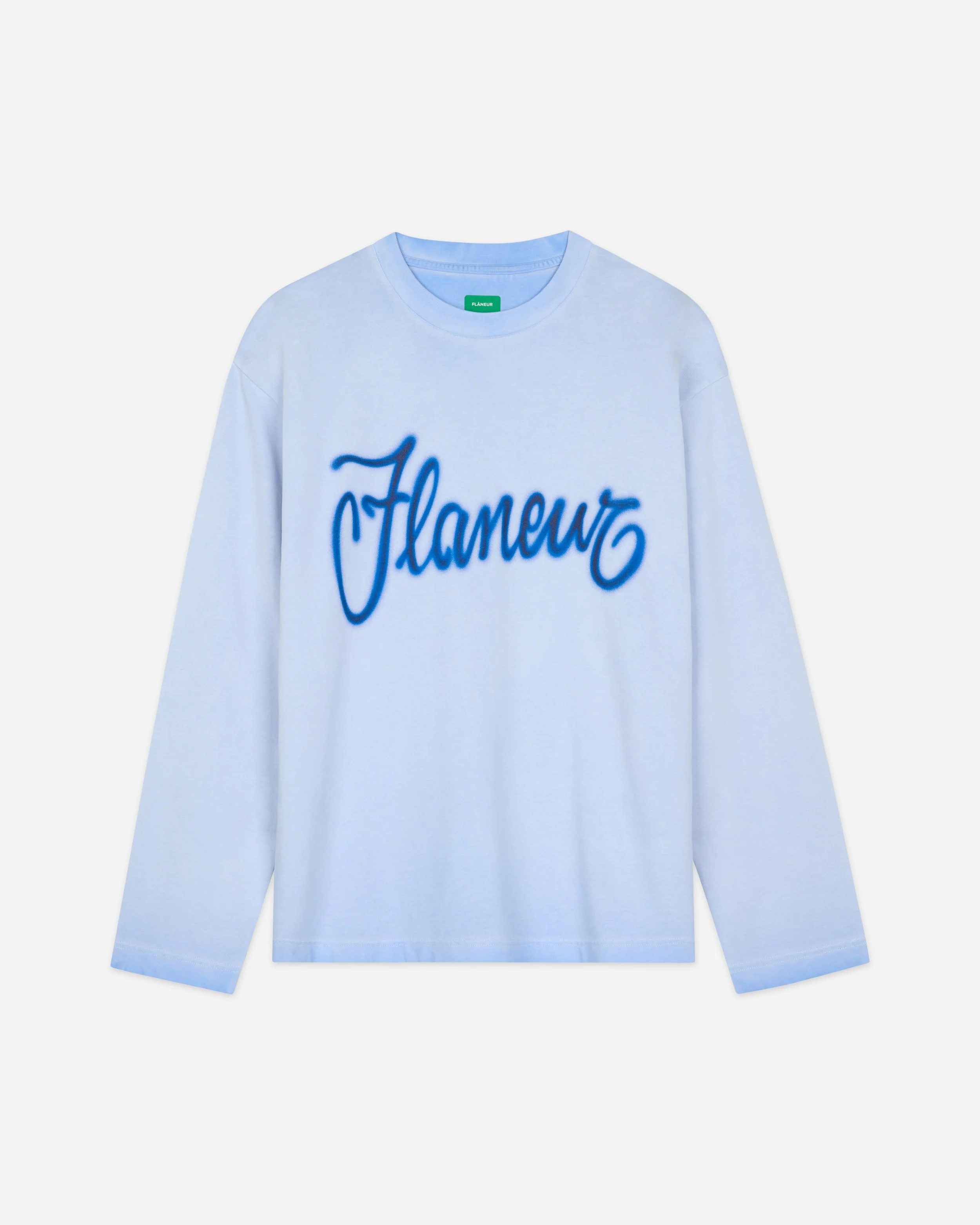 Airbrush Summer Long Sleeve | Washed Blue - Image 3