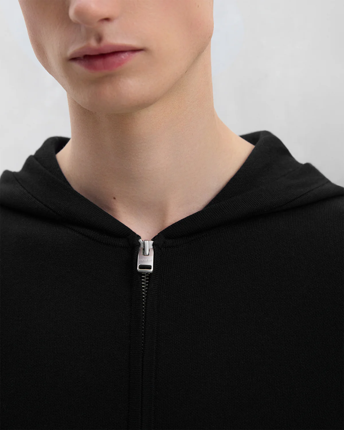 Atelier Knit Zip-Up | Black - Image 6