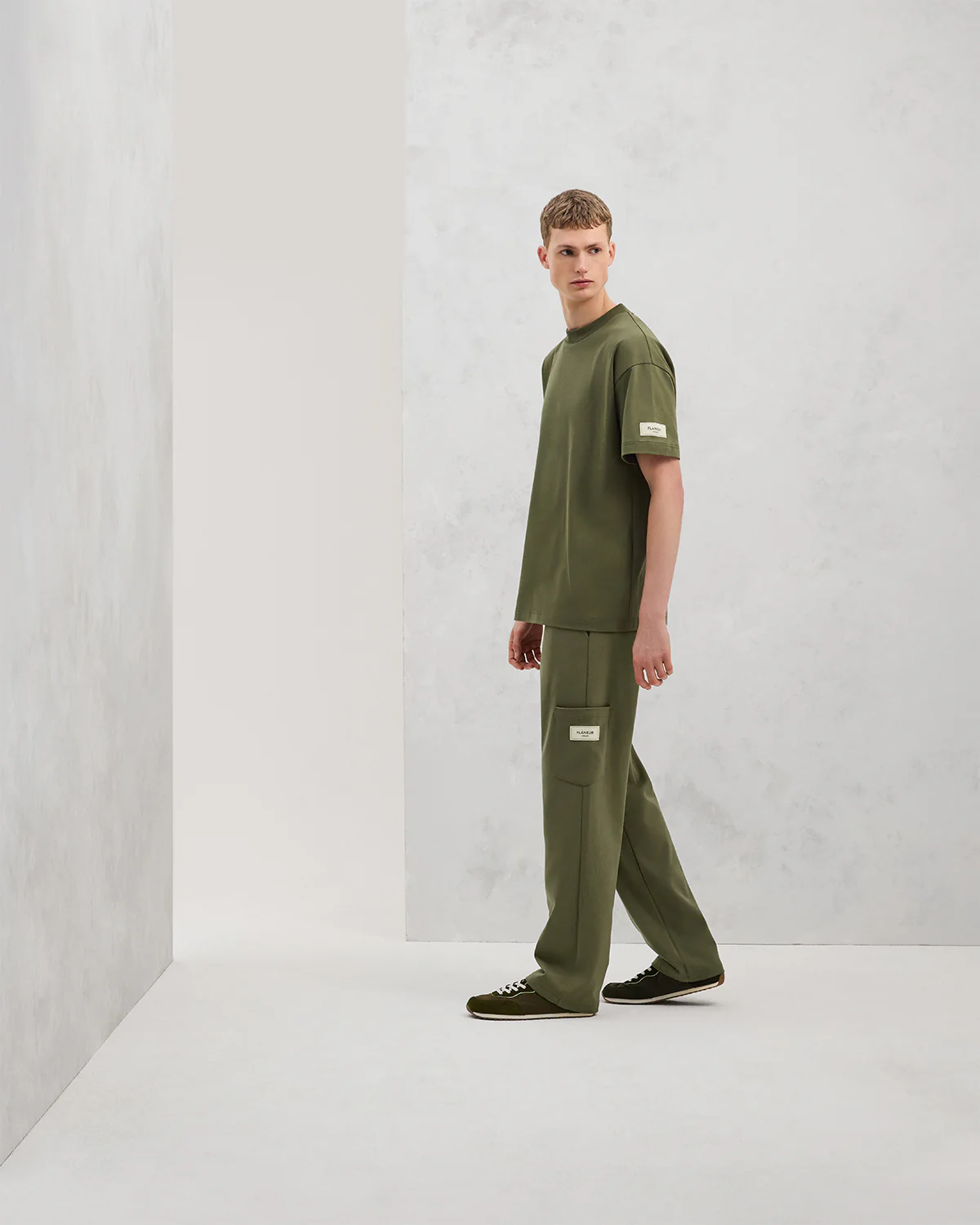 Atelier Tailored Trousers | Khaki - Image 3
