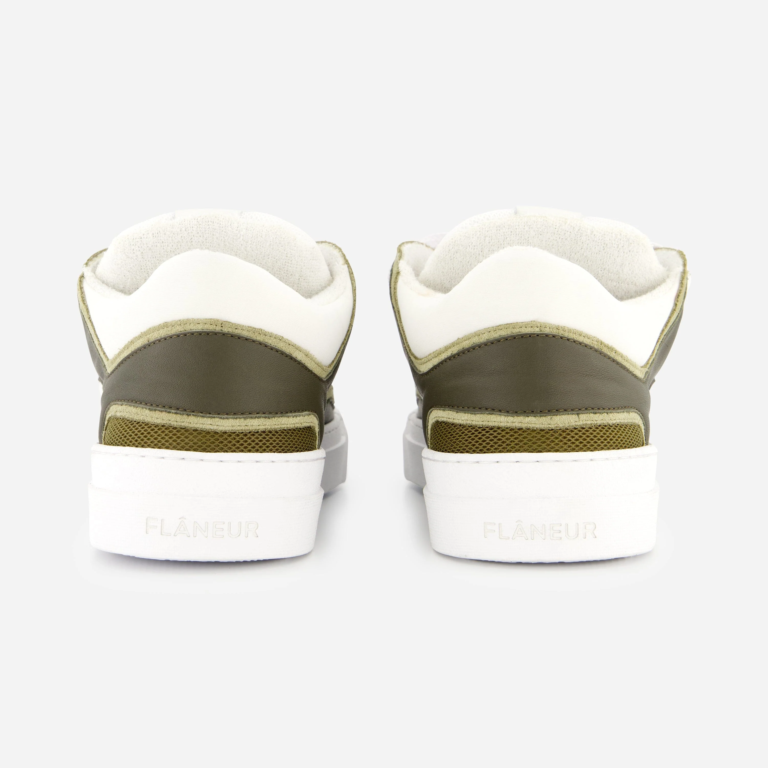 Avenue Sneaker | White/Green - Image 4
