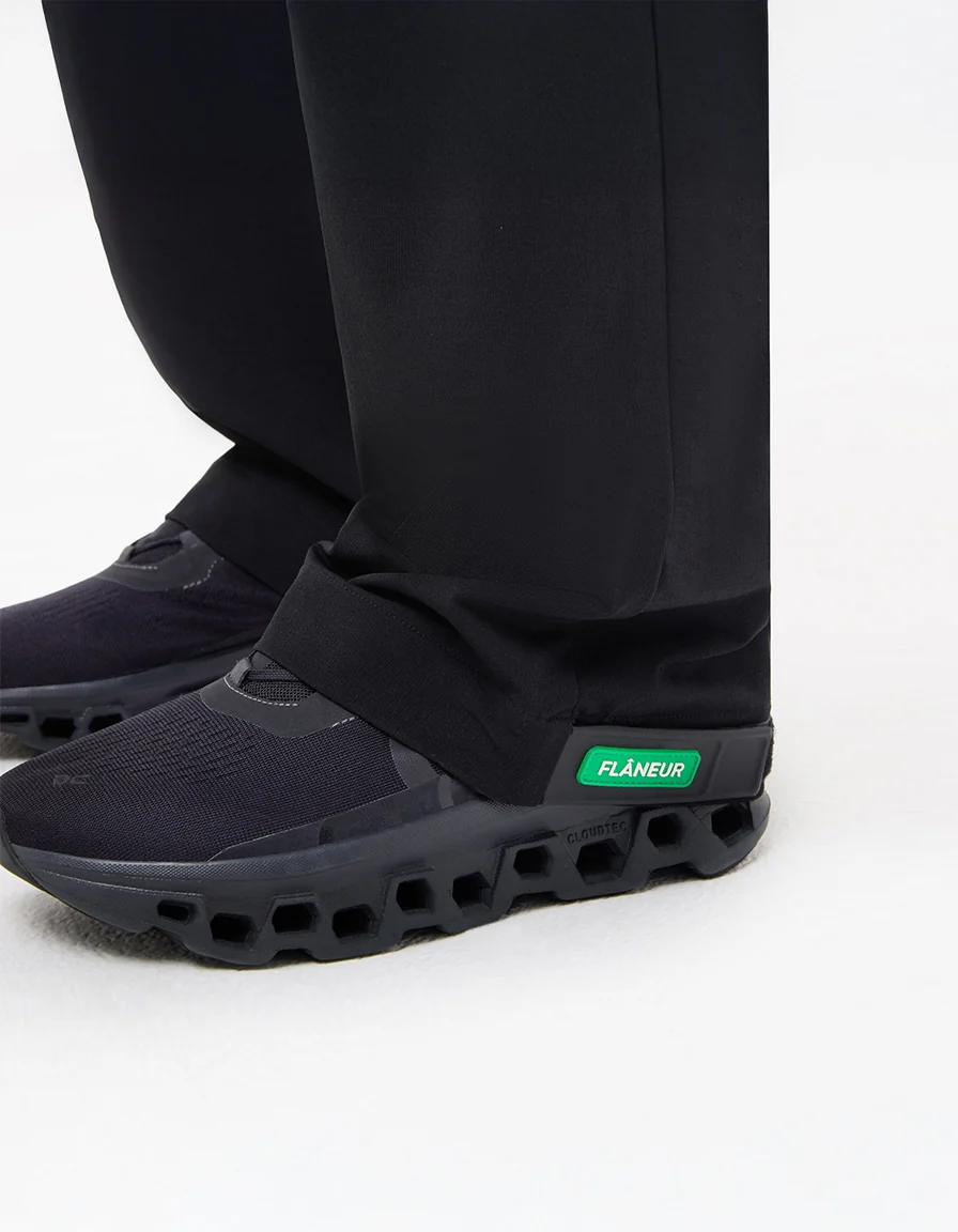 Badge Formal Tech Pants | Black - Image 6