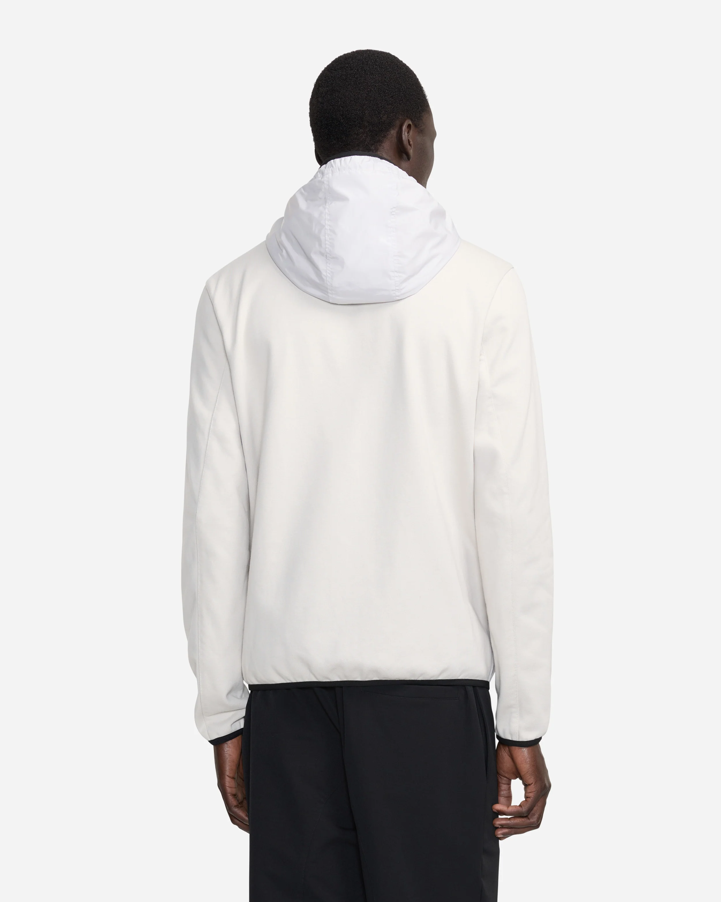 Badge Technical Zip-Up | Light Grey - Image 4