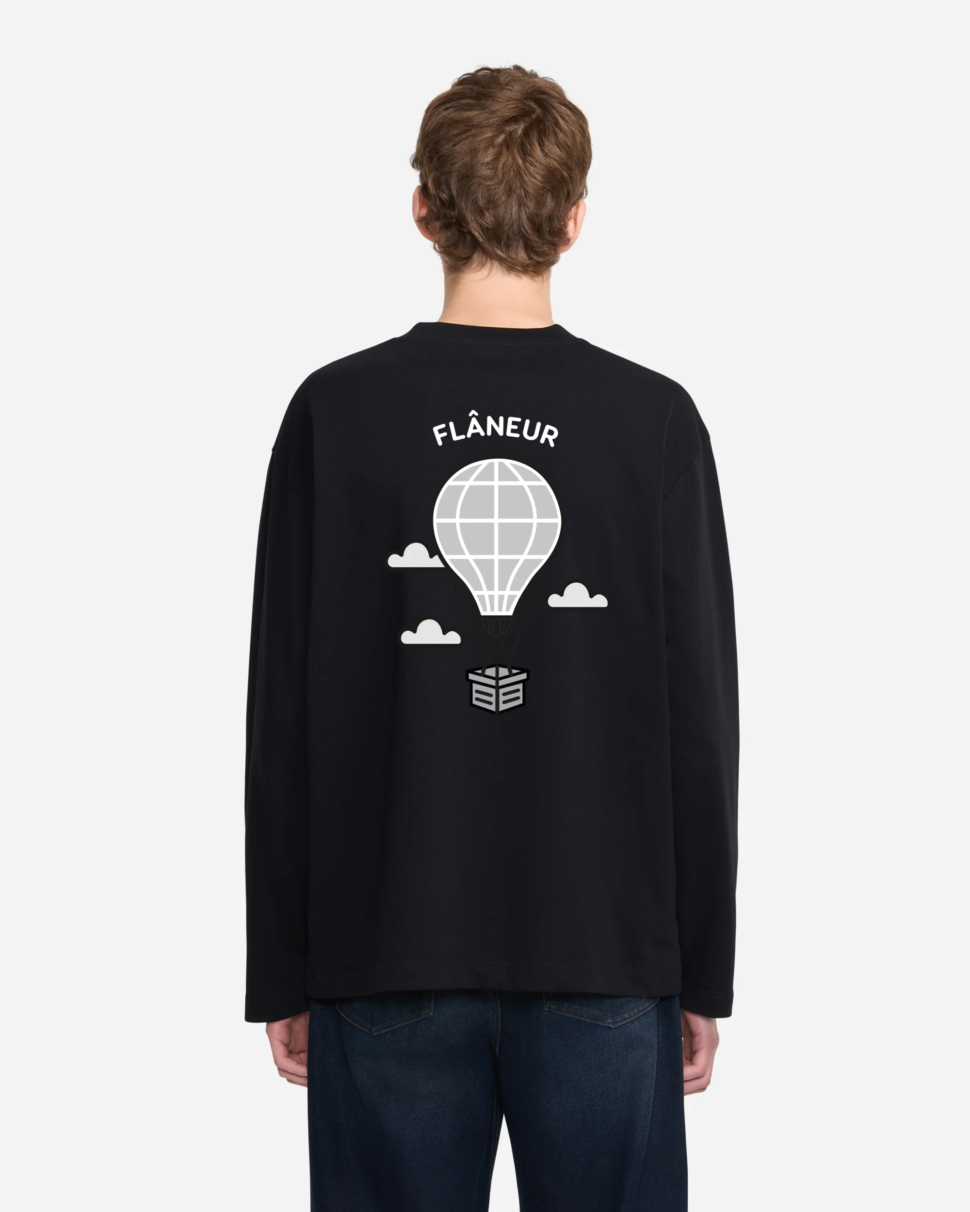 Balloon Long Sleeve | Black - Image 2