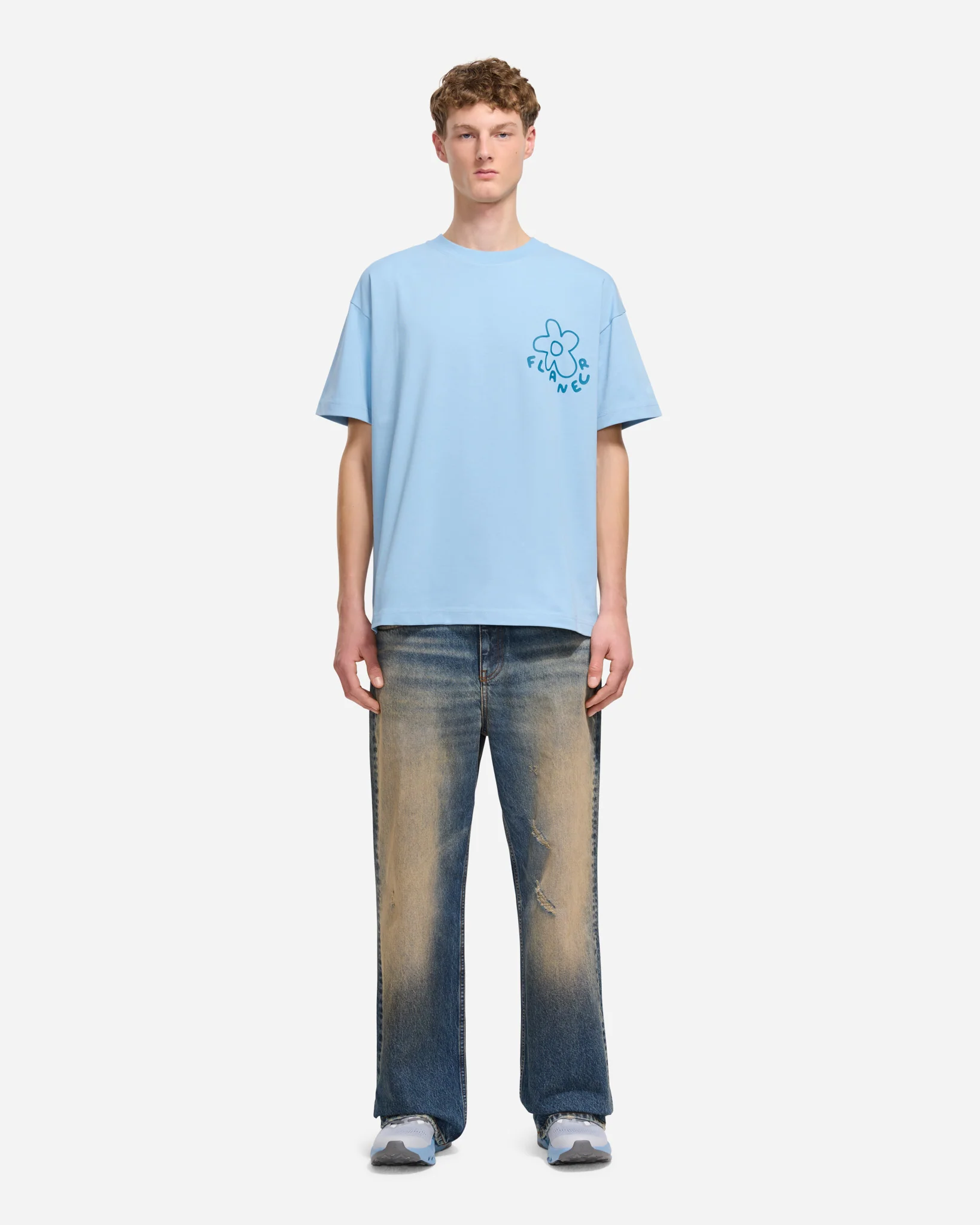 Blossom T-Shirt | Light Blue - Image 3