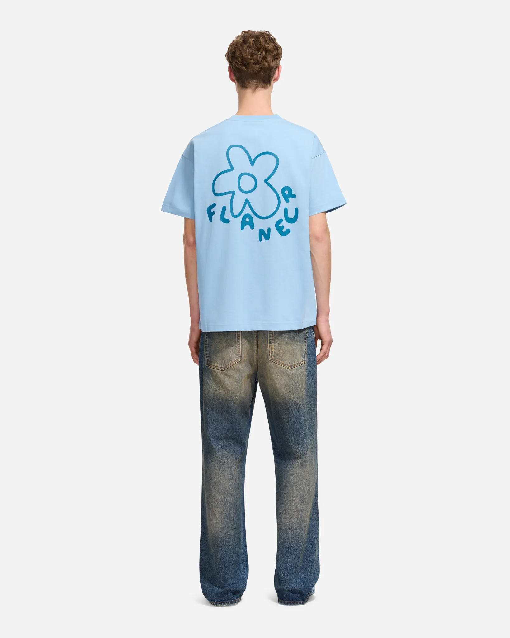 Blossom T-Shirt | Light Blue - Image 4