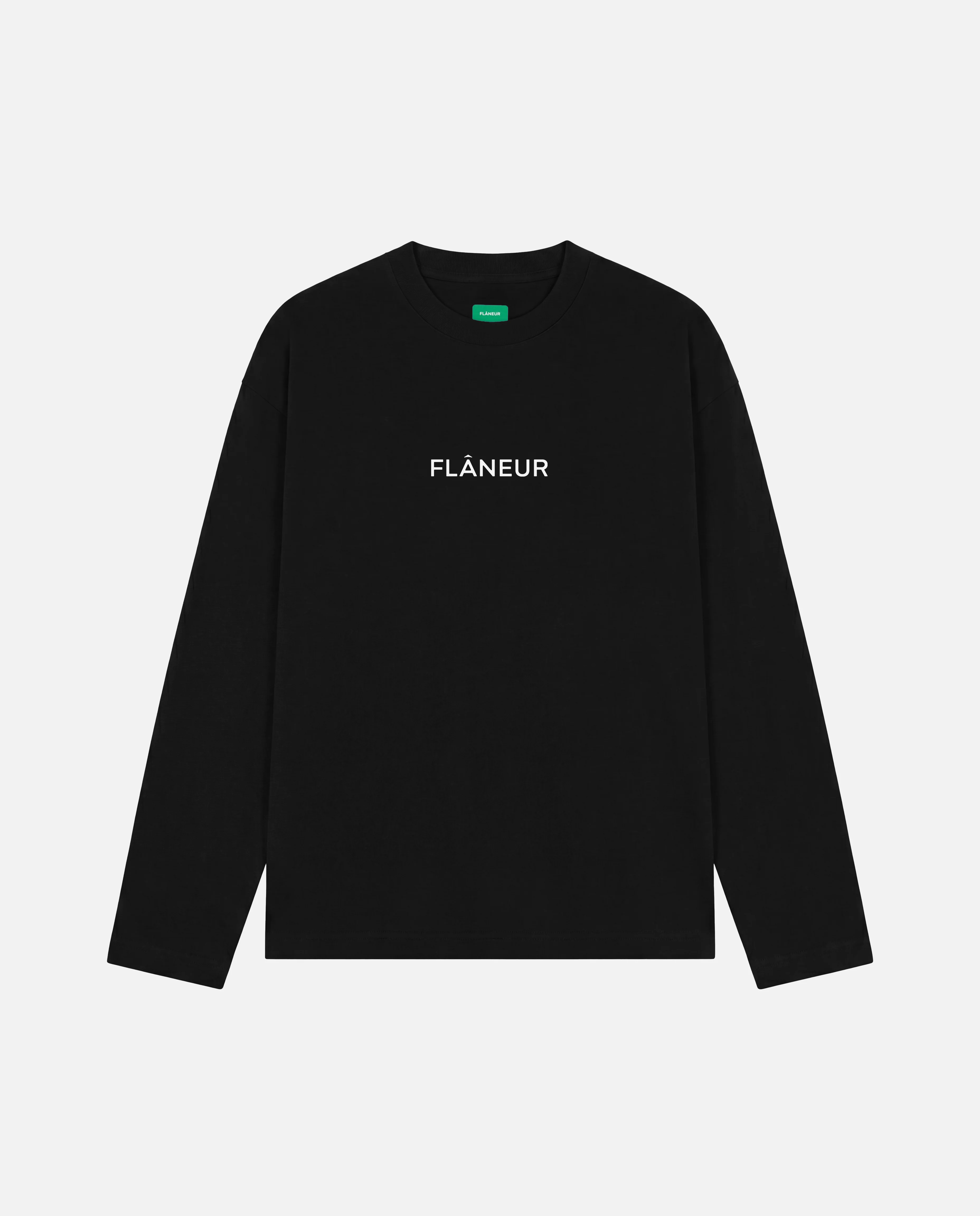 Box Logo Long Sleeve | Black - Image 3