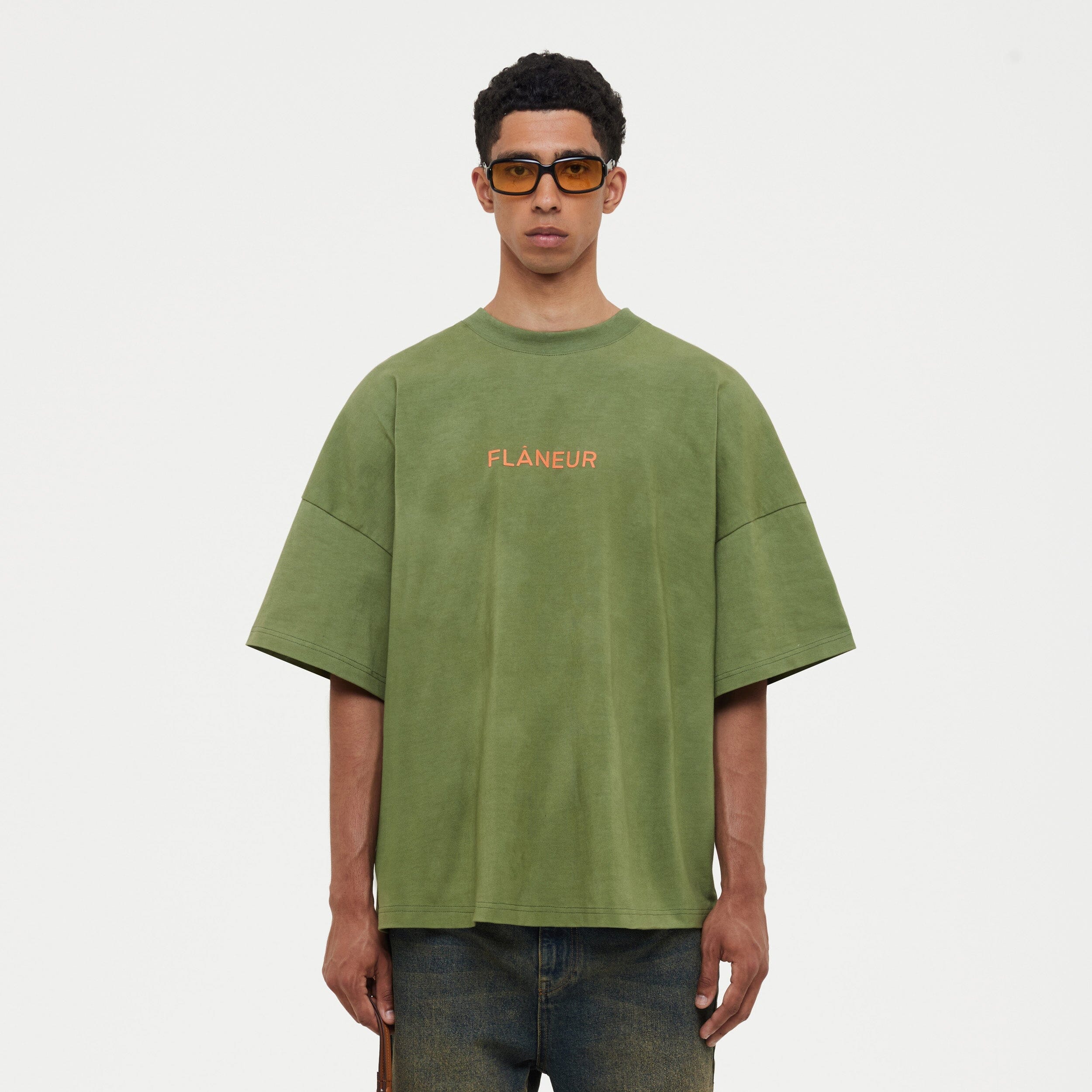 Box Logo T-Shirt | Khaki - Image 2