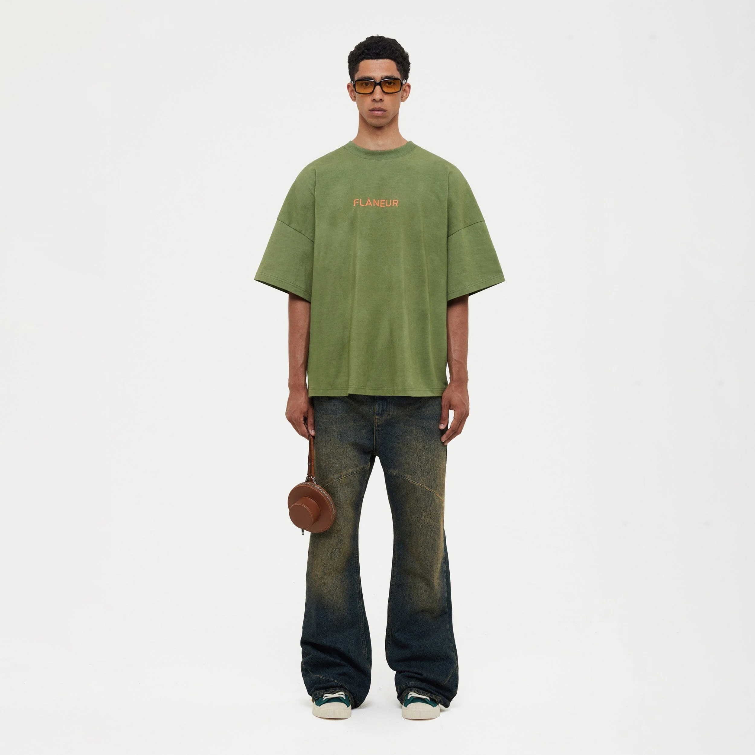 Box Logo T-Shirt | Khaki - Image 4