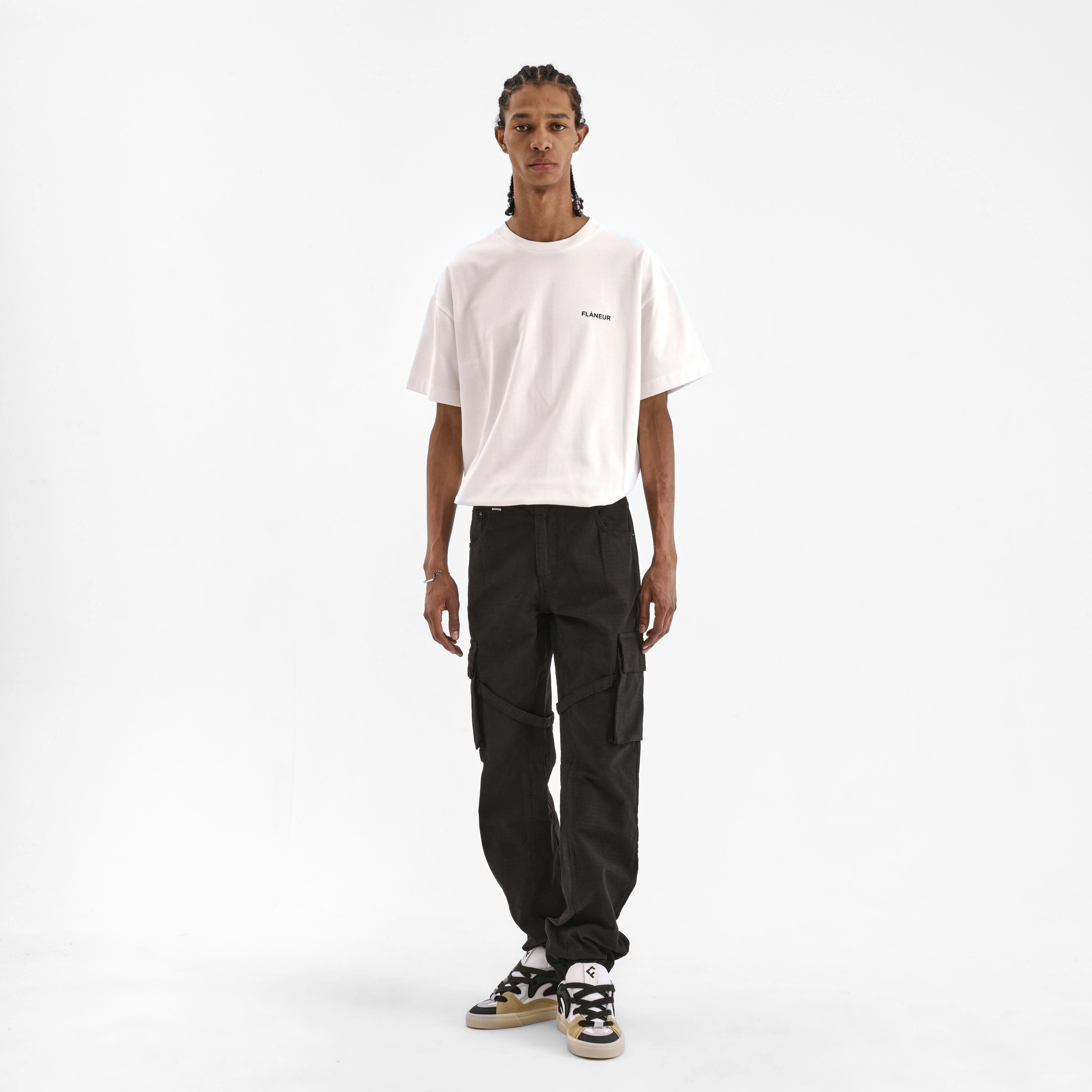 Cargo Trousers | Black - Image 4