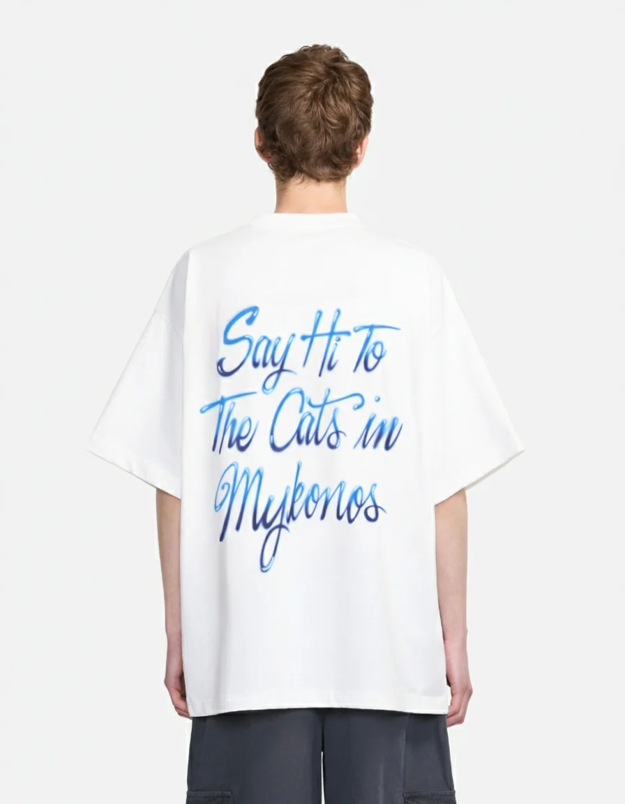 Cats T-Shirt | White - Image 4