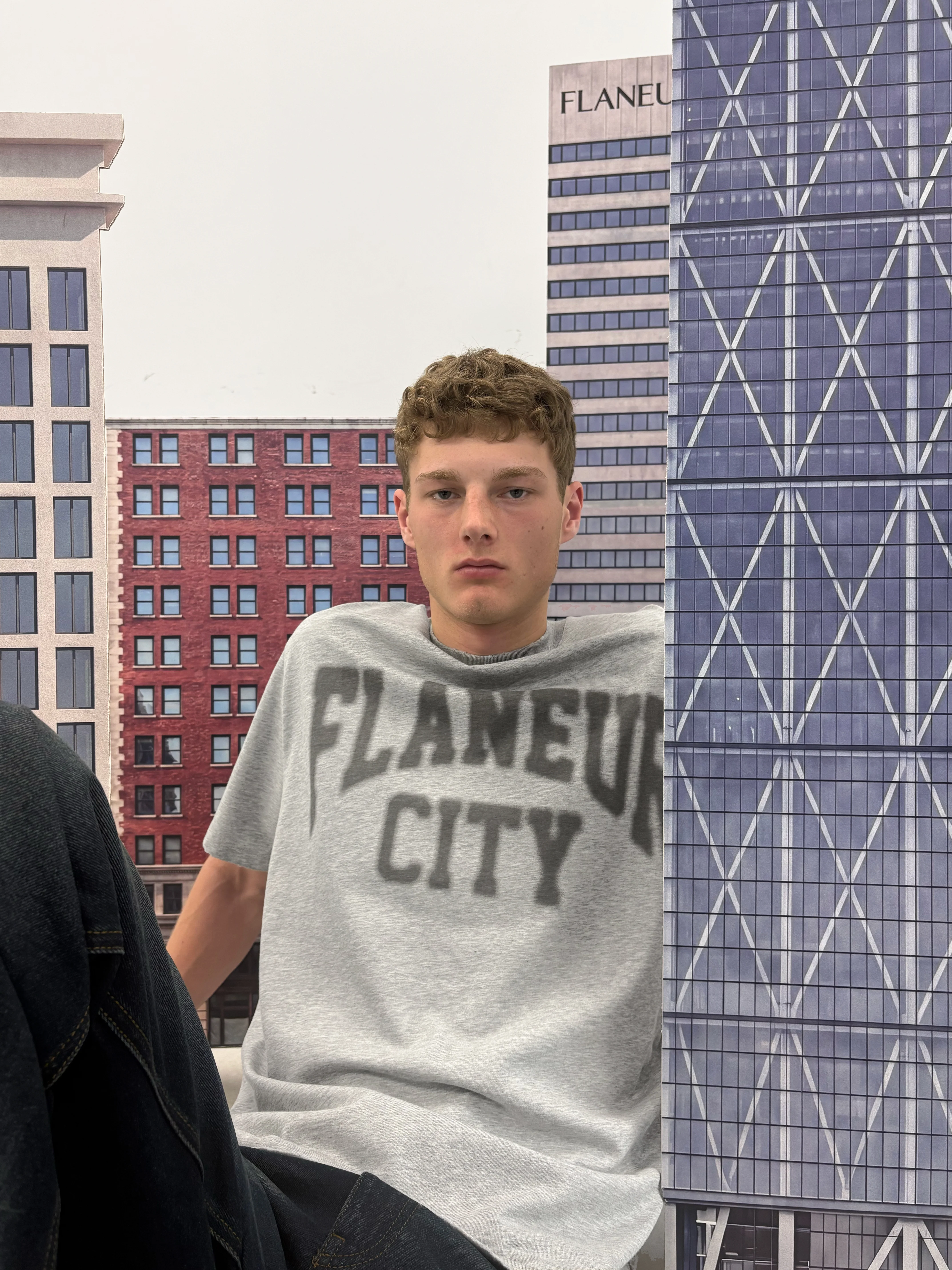 City College T-Shirt | Heather Grey - Image 5