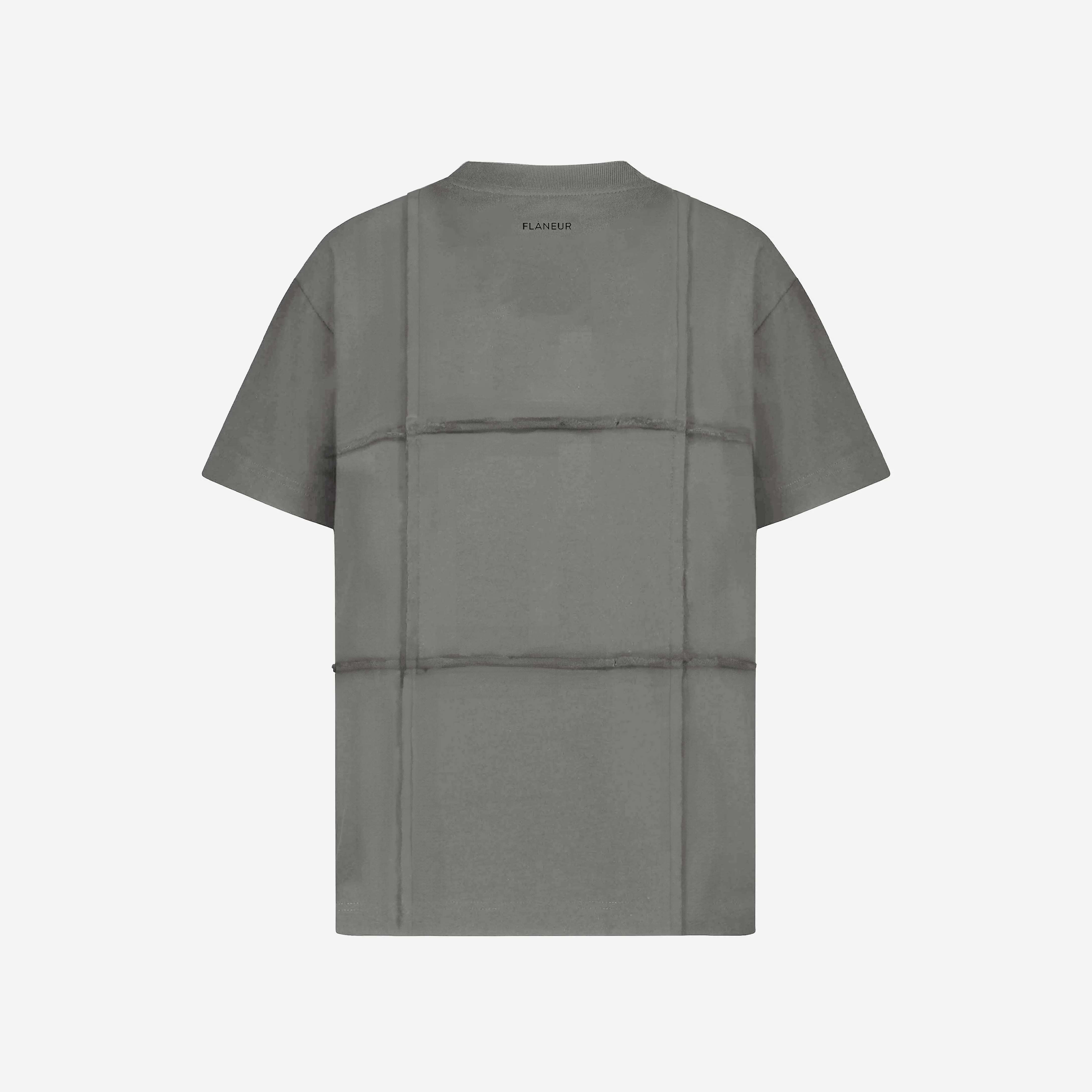 Cut & Sew T-Shirt | Concrete Grey - Image 3