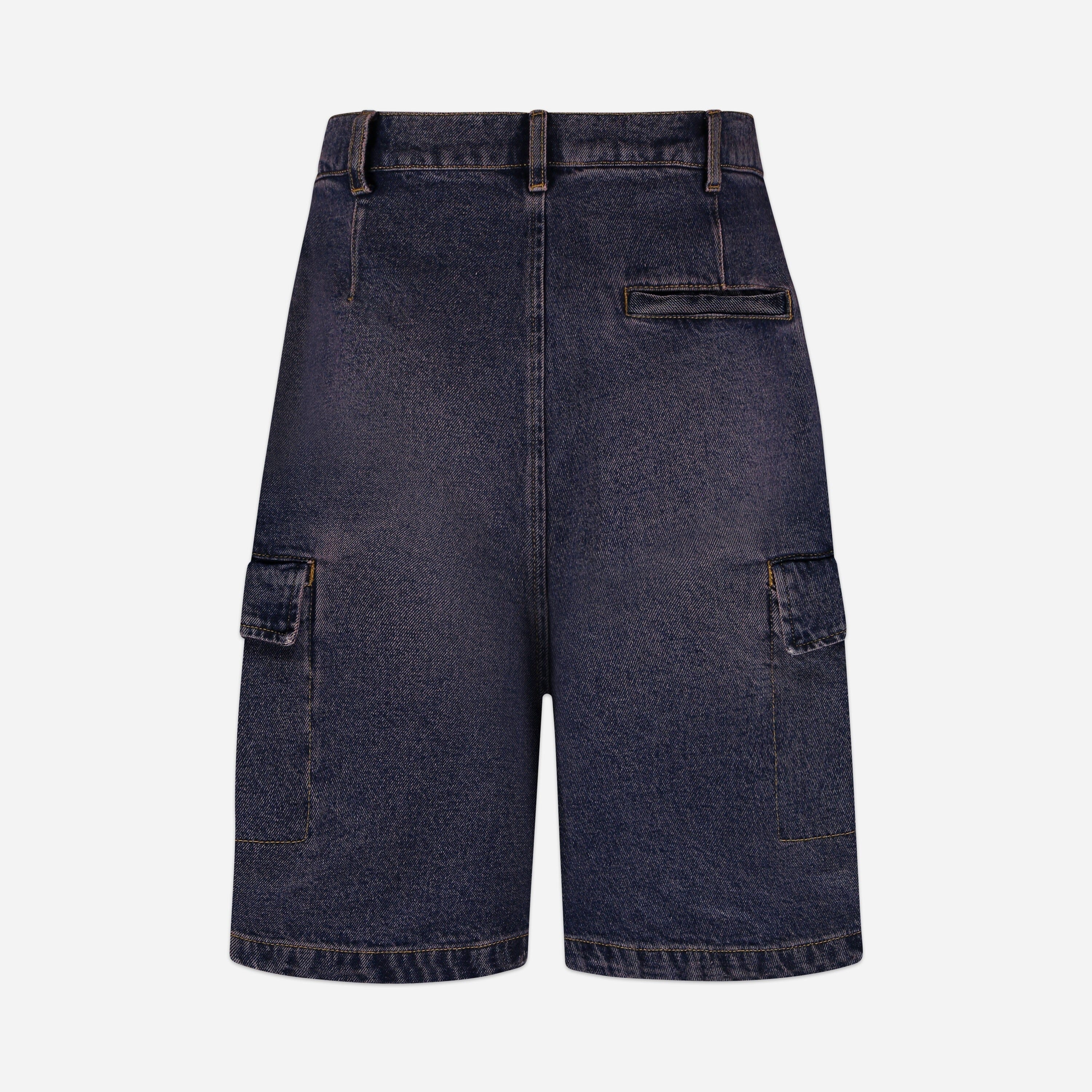 Denim Cargo Shorts | Violet Wash - Image 5