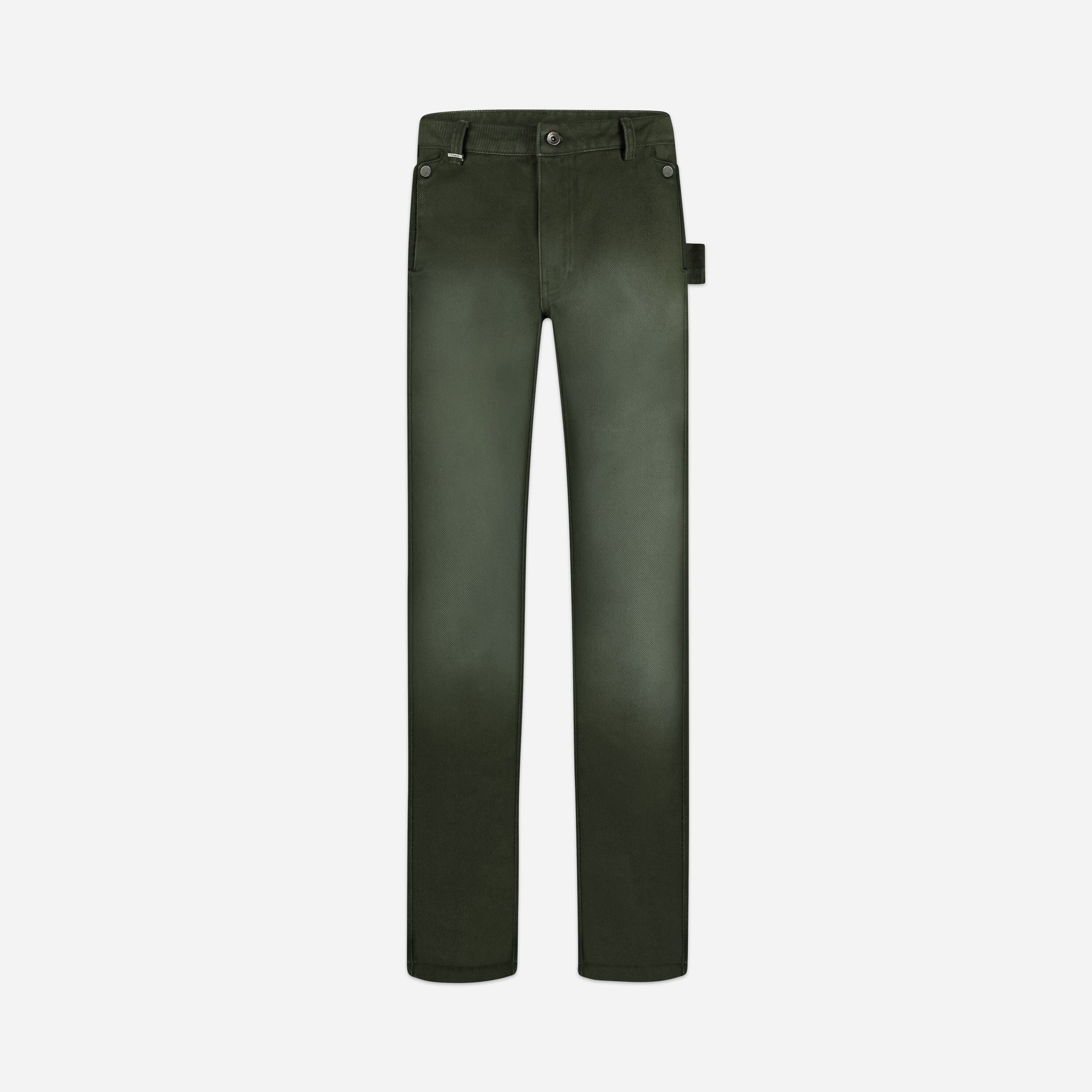 Denim Worker Pants | Olive - Image 5