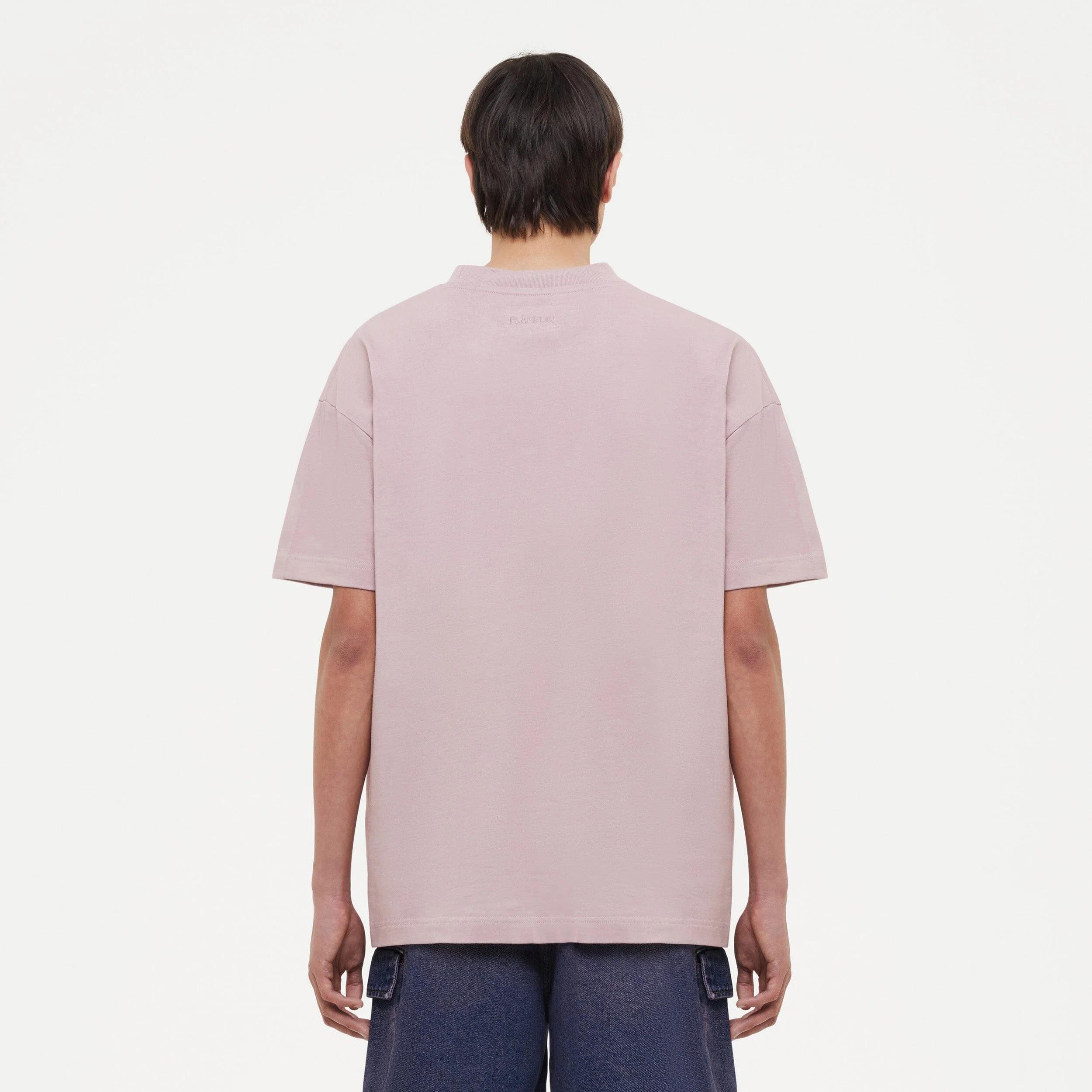 Embossed Logo T-Shirt | Soft Mauve - Image 3