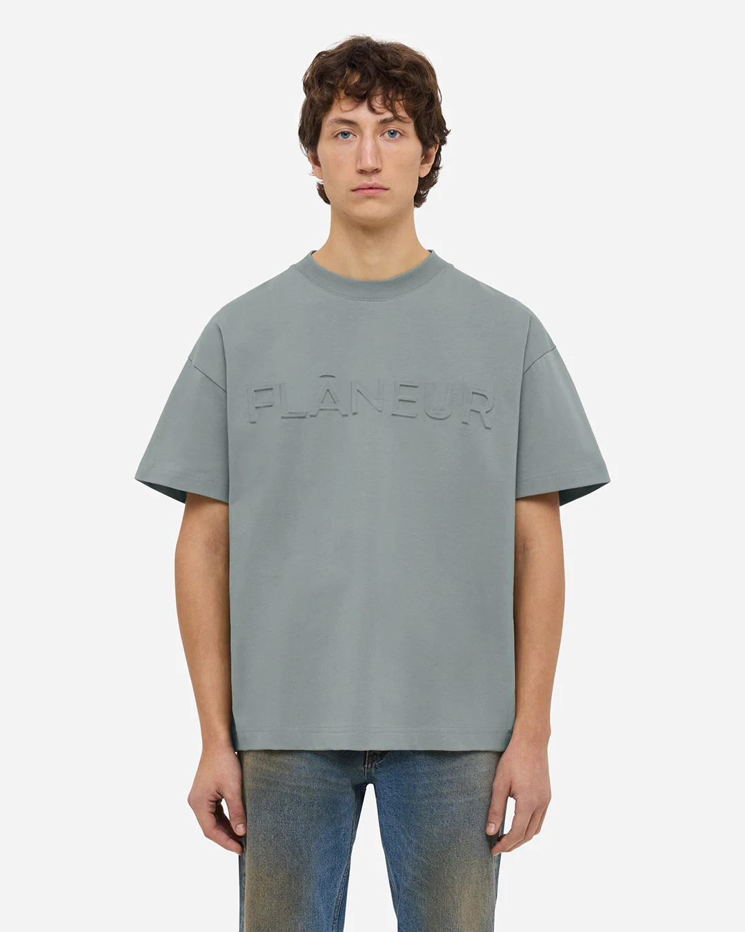 Embossed T-Shirt | Midnight Blue - Image 3