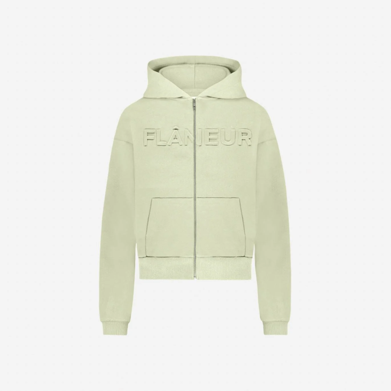 Embossed Zip-Up Hoodie | Resin - Image 5