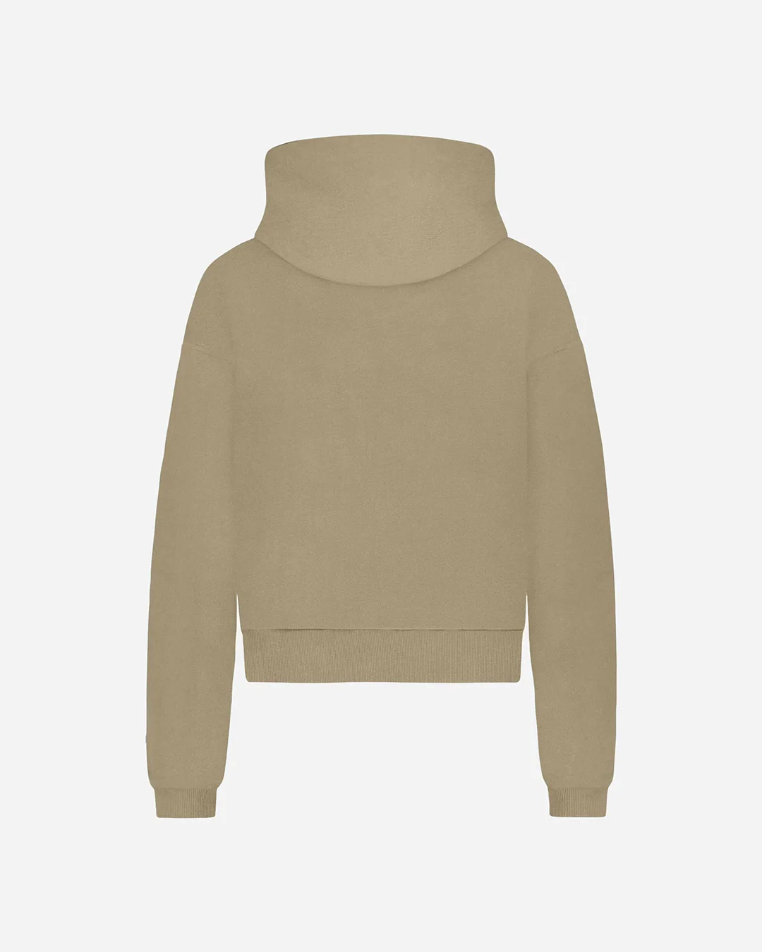 Embossed Zip-Up Hoodie | Sand - Image 2