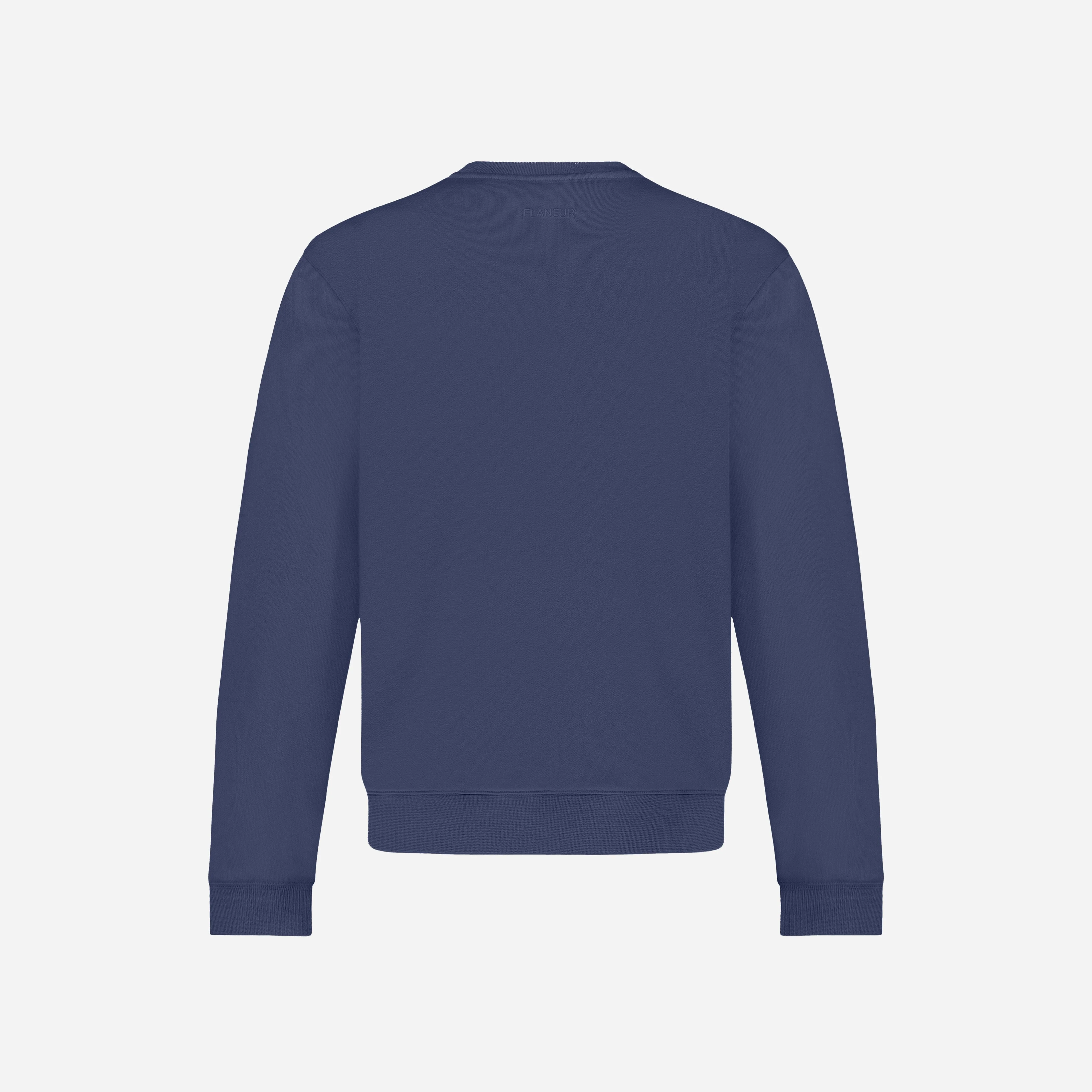 Essential Logo Sweater | Deep Blue - Image 4