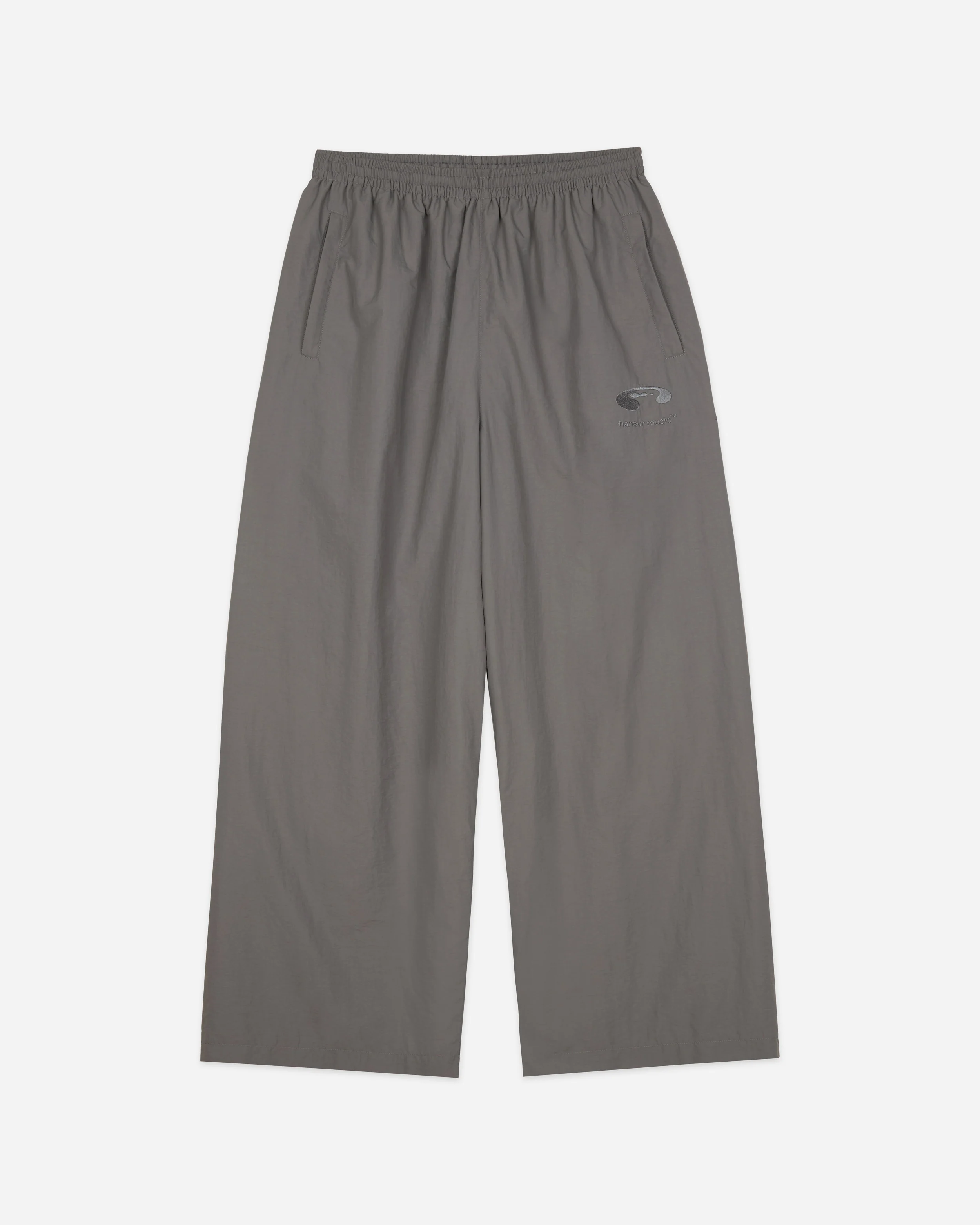 Flâneur Music Oversized Track Pants | Grey