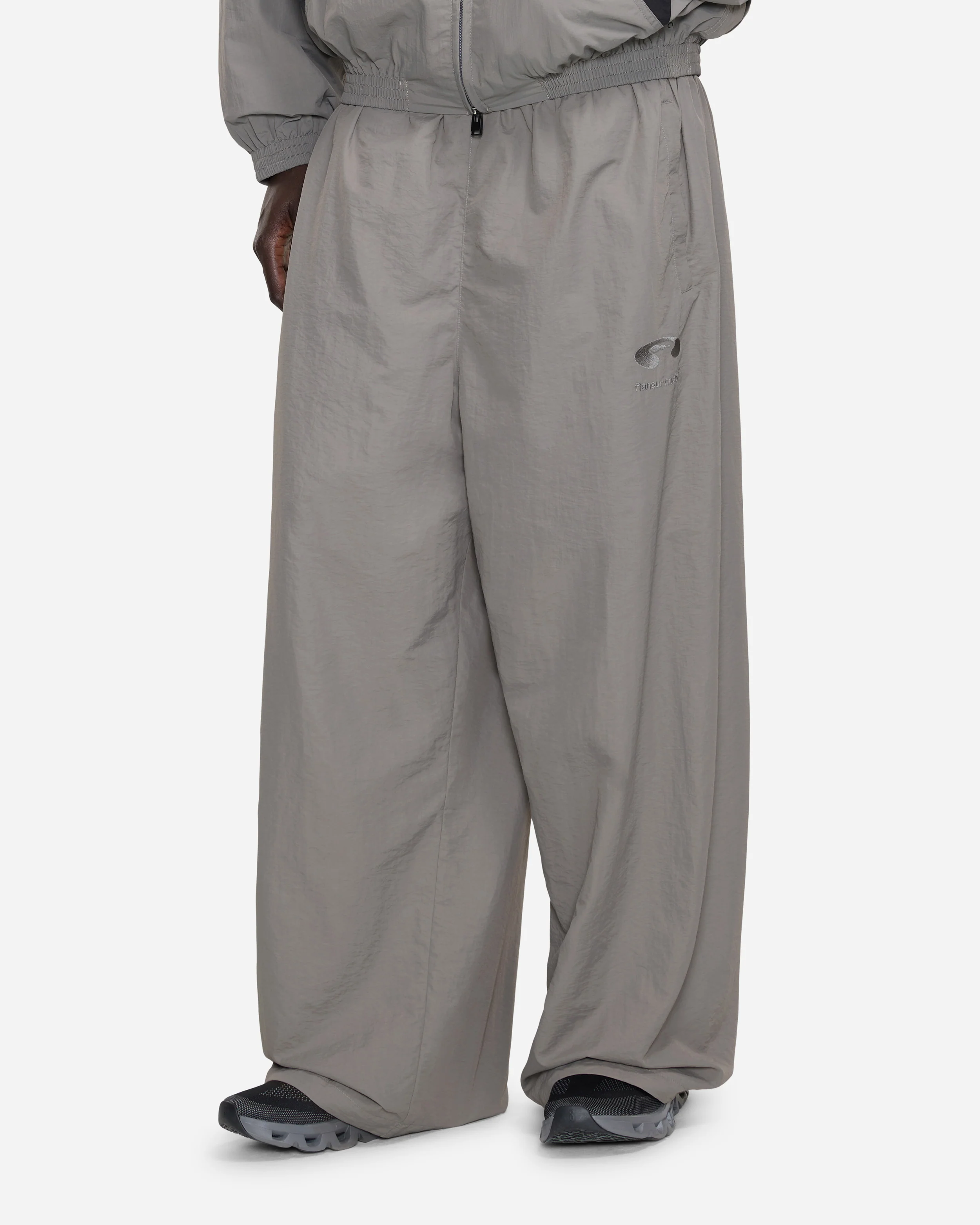 Flâneur Music Oversized Track Pants | Grey - Image 3