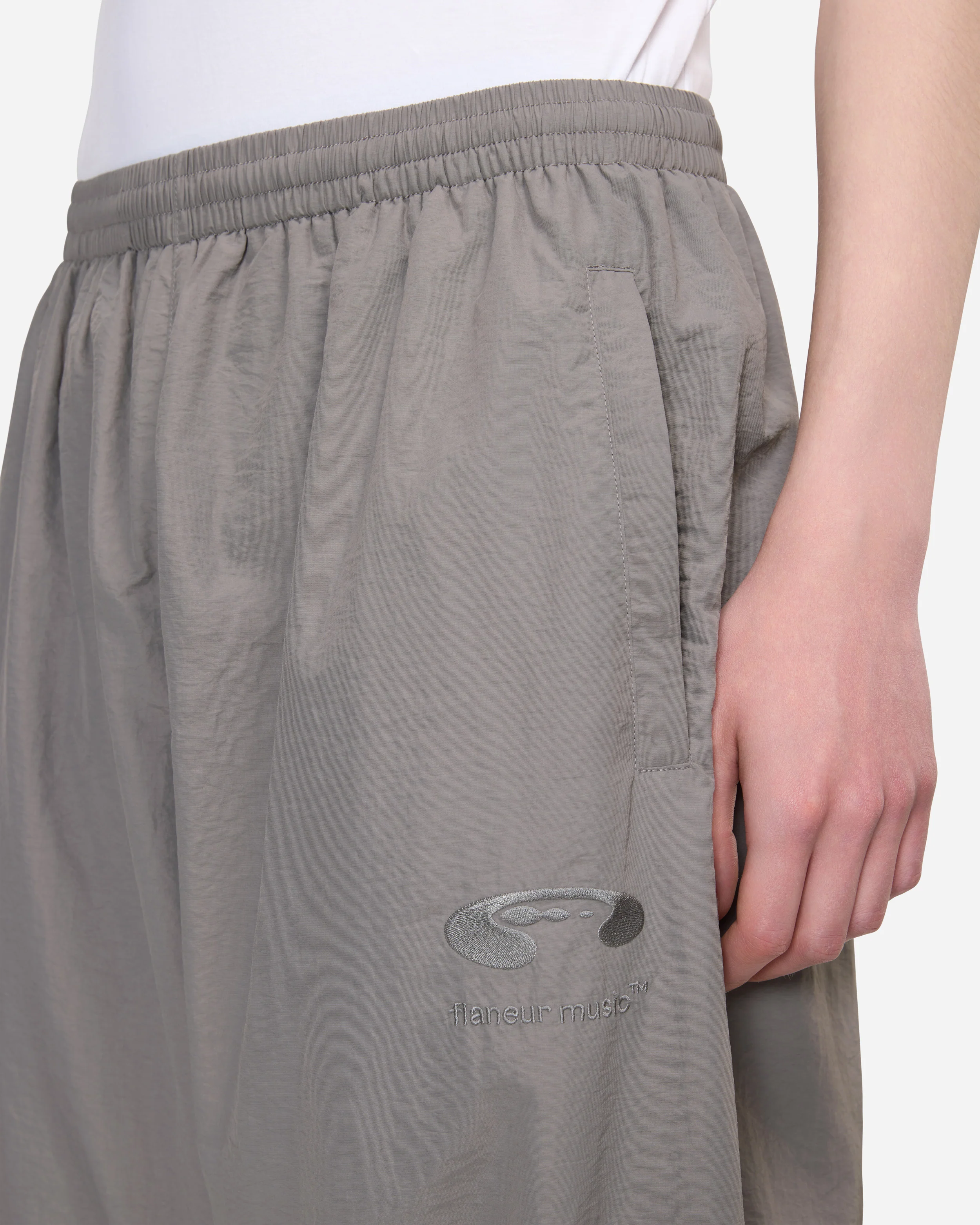 Flâneur Music Oversized Track Pants | Grey - Image 6