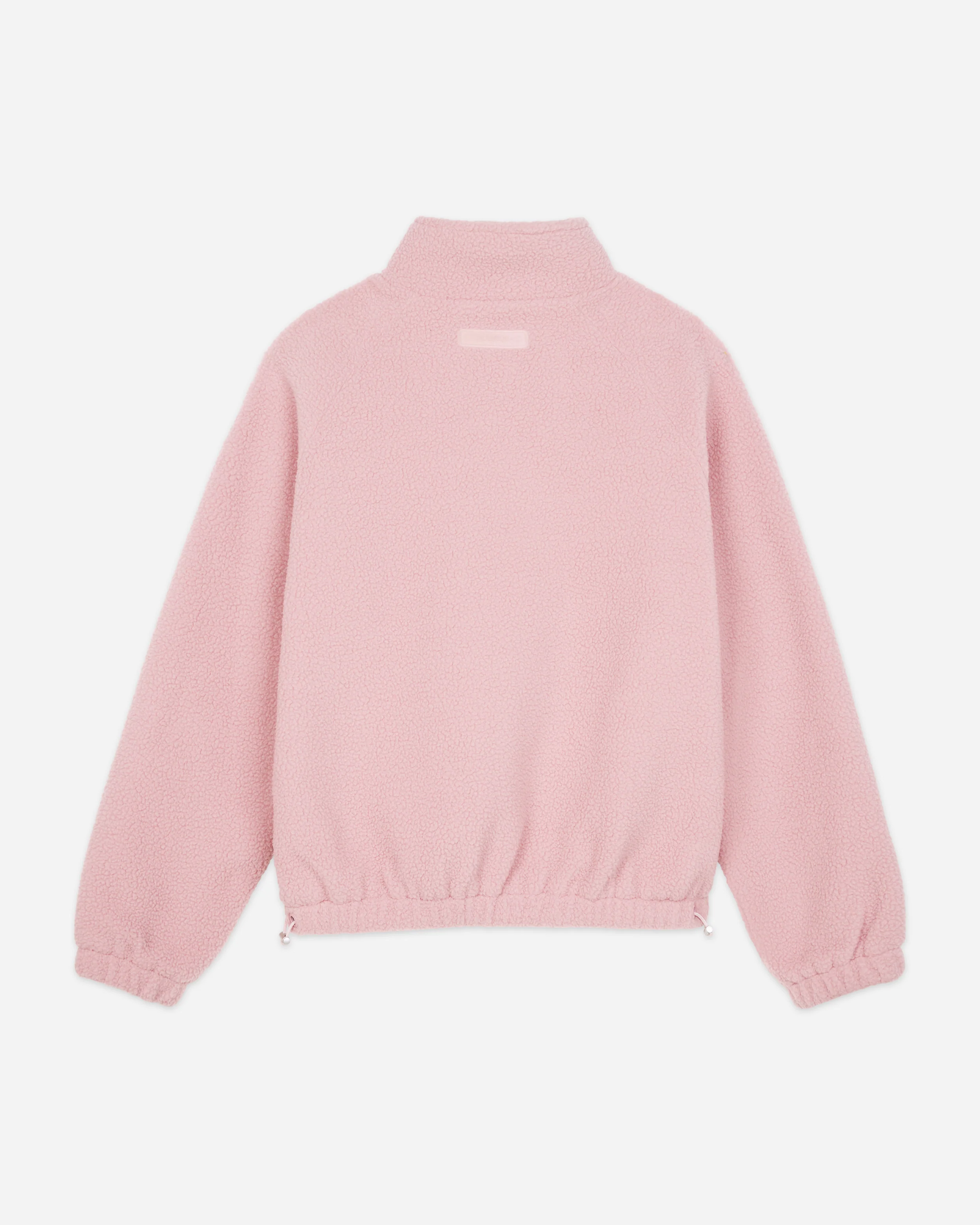 Frosted Badge Fleece Jacket | Pink - Image 3