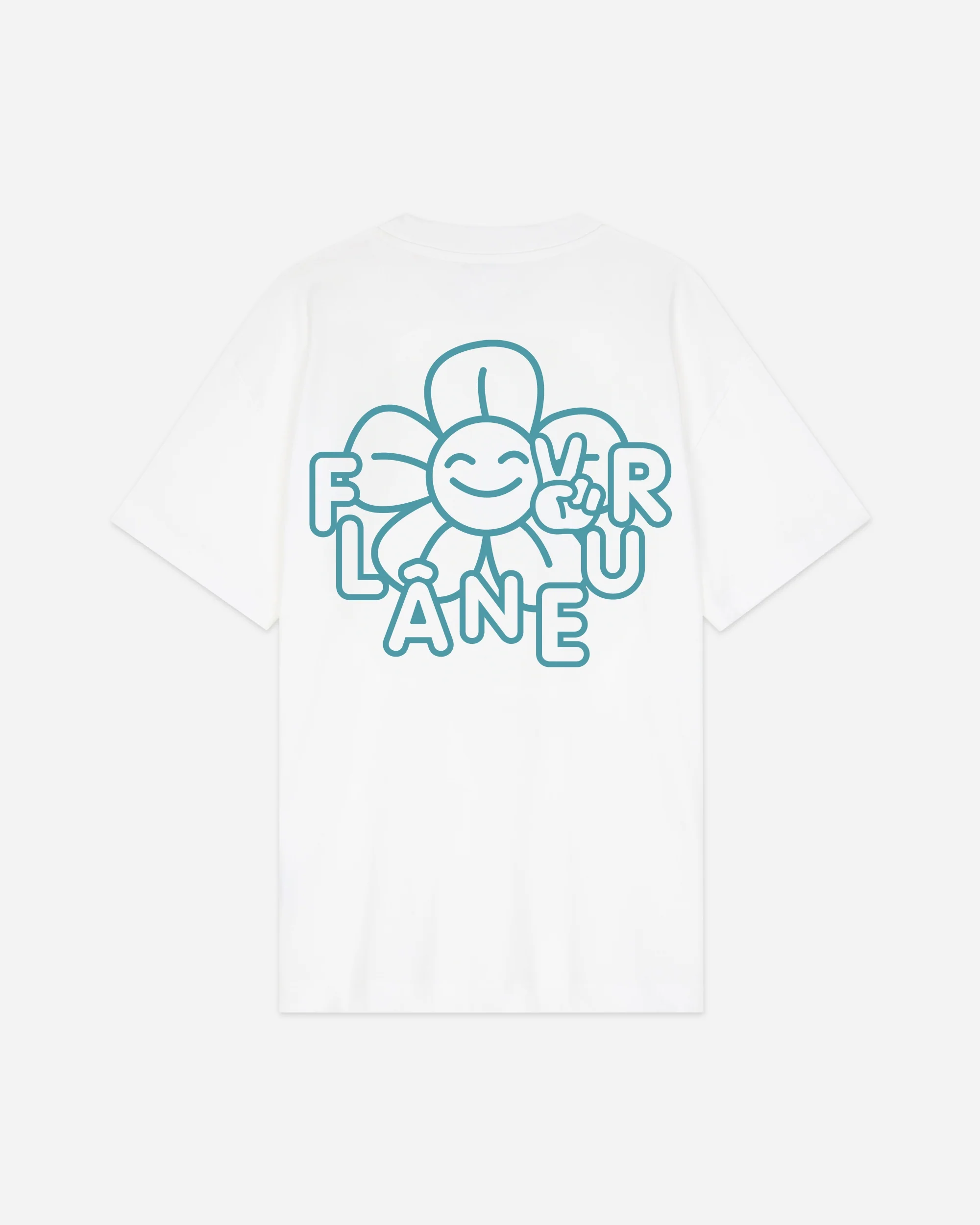 Happy Flower T-Shirt | White - Image 3