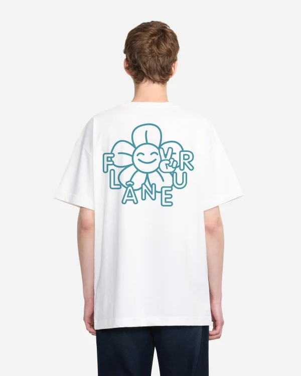 Happy Flower T-Shirt | White - Image 4