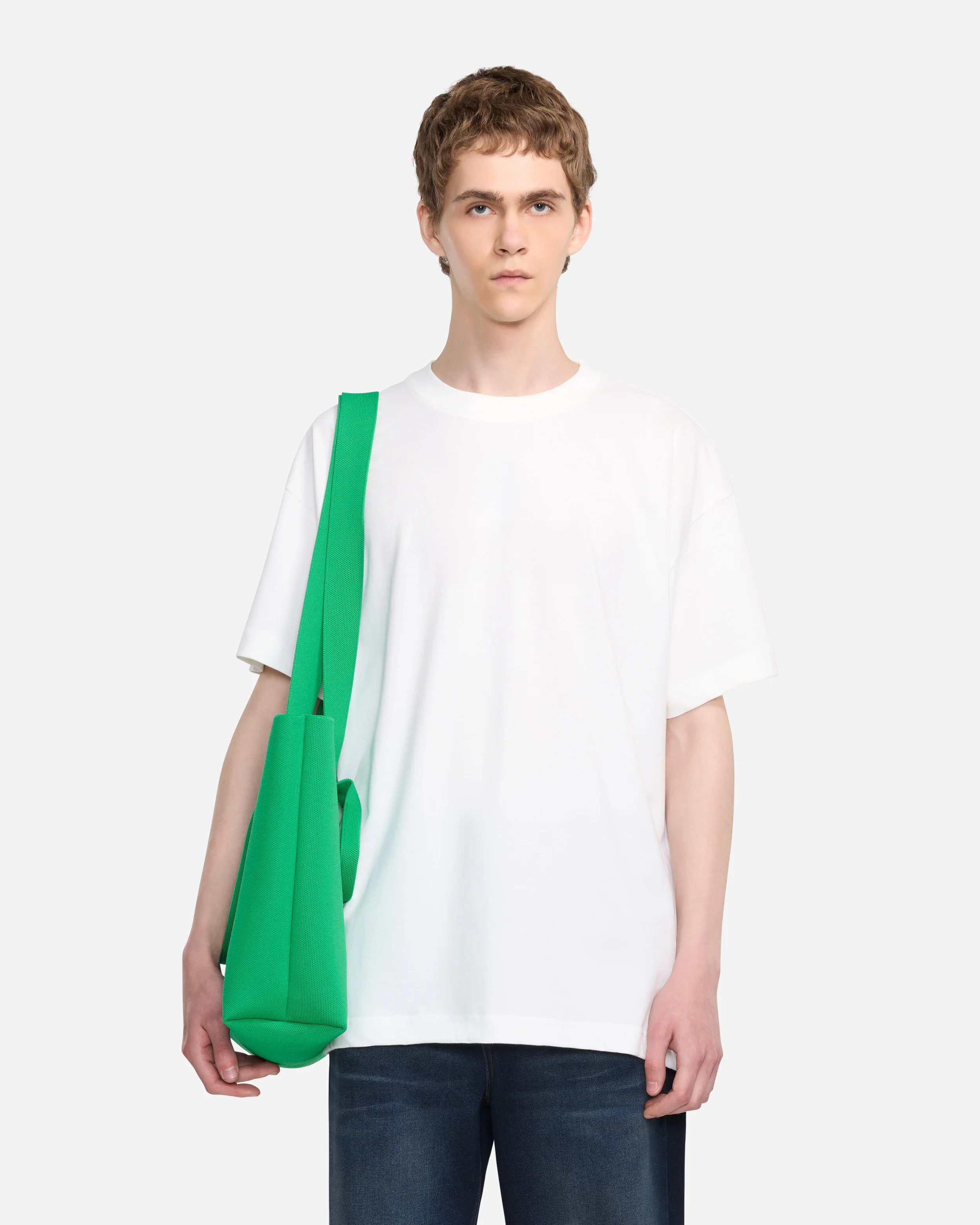 Knitted Tote Bag | Green - Image 5