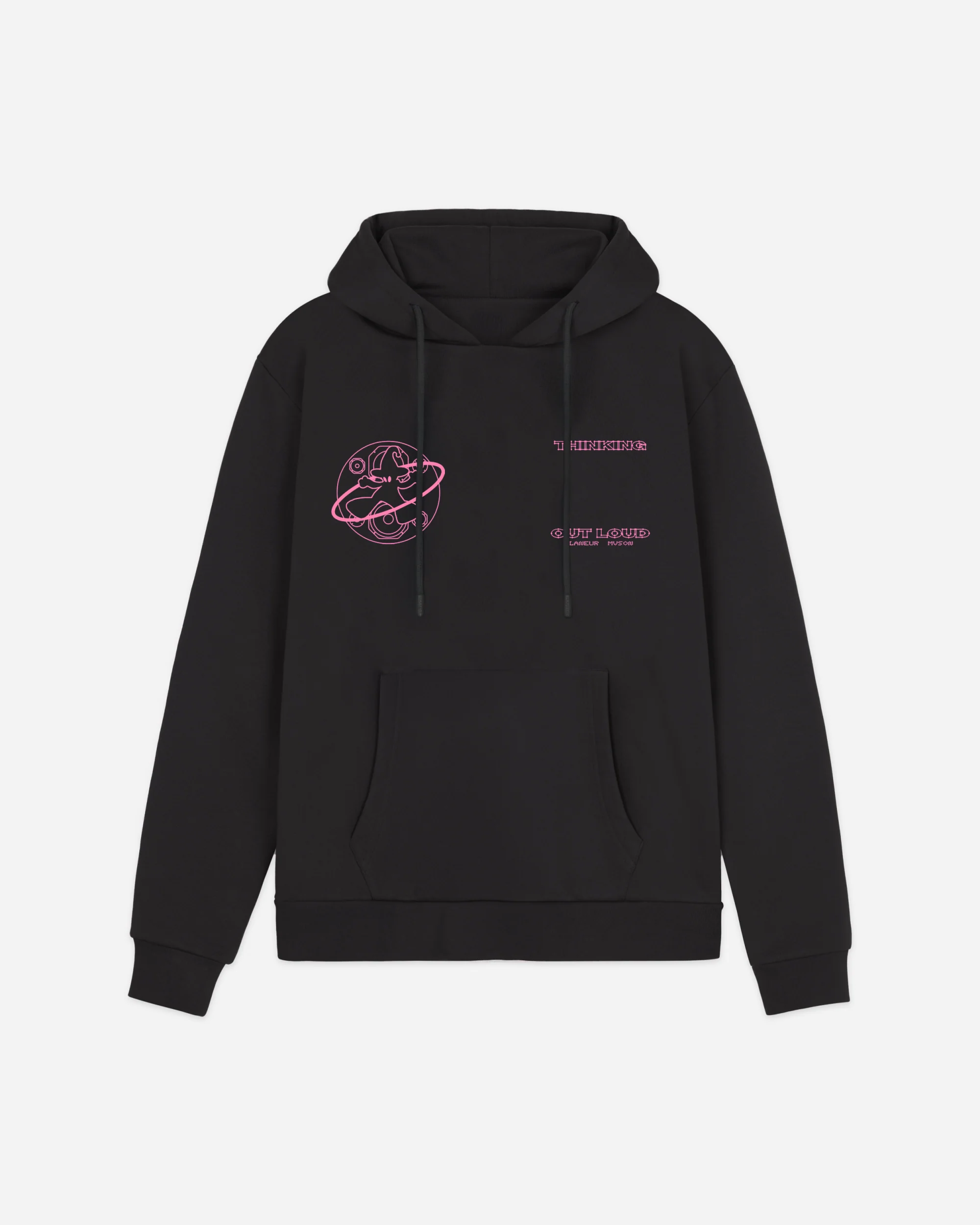 Mvson Black Hoodie | Black
