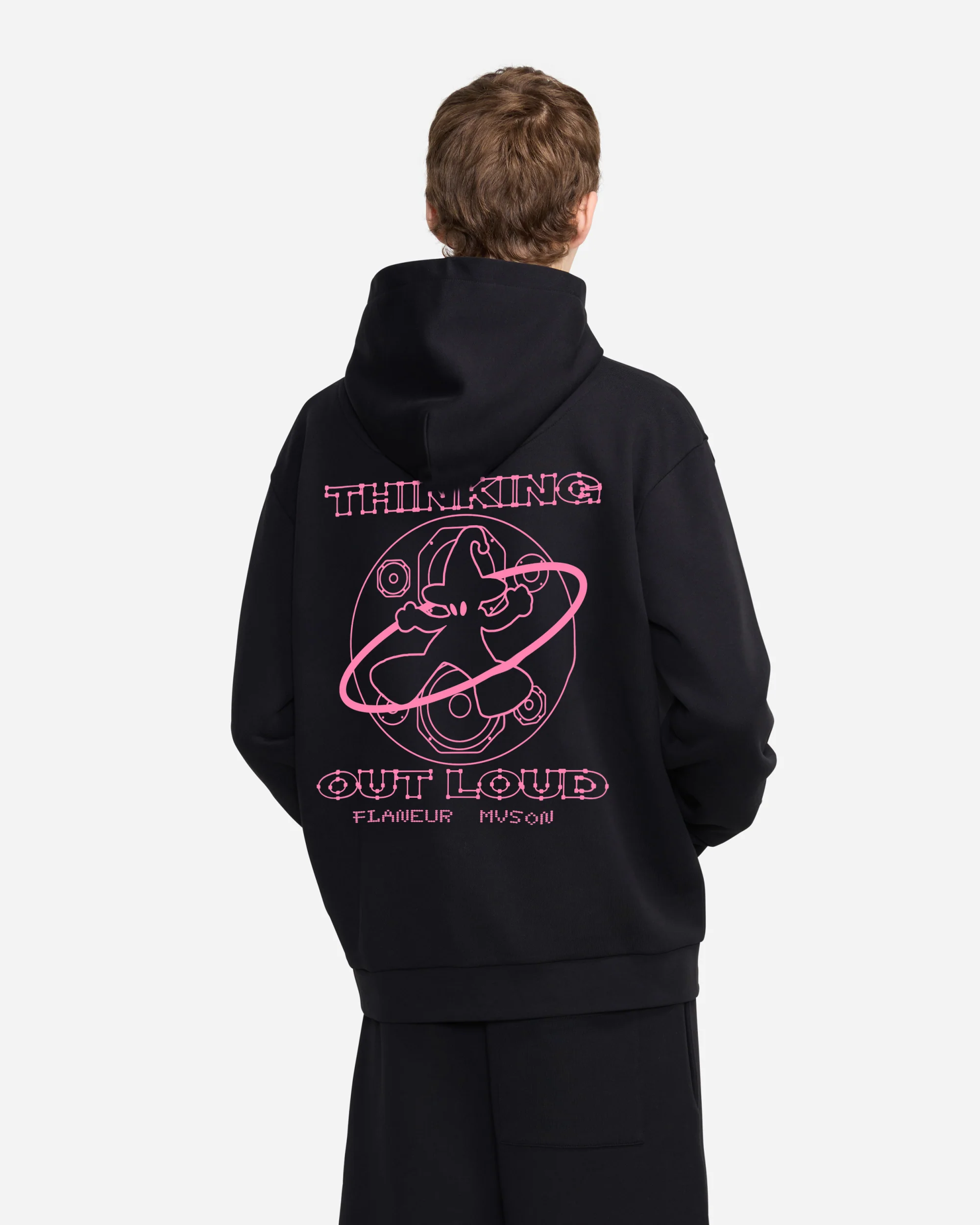 Mvson Black Hoodie | Black - Image 2