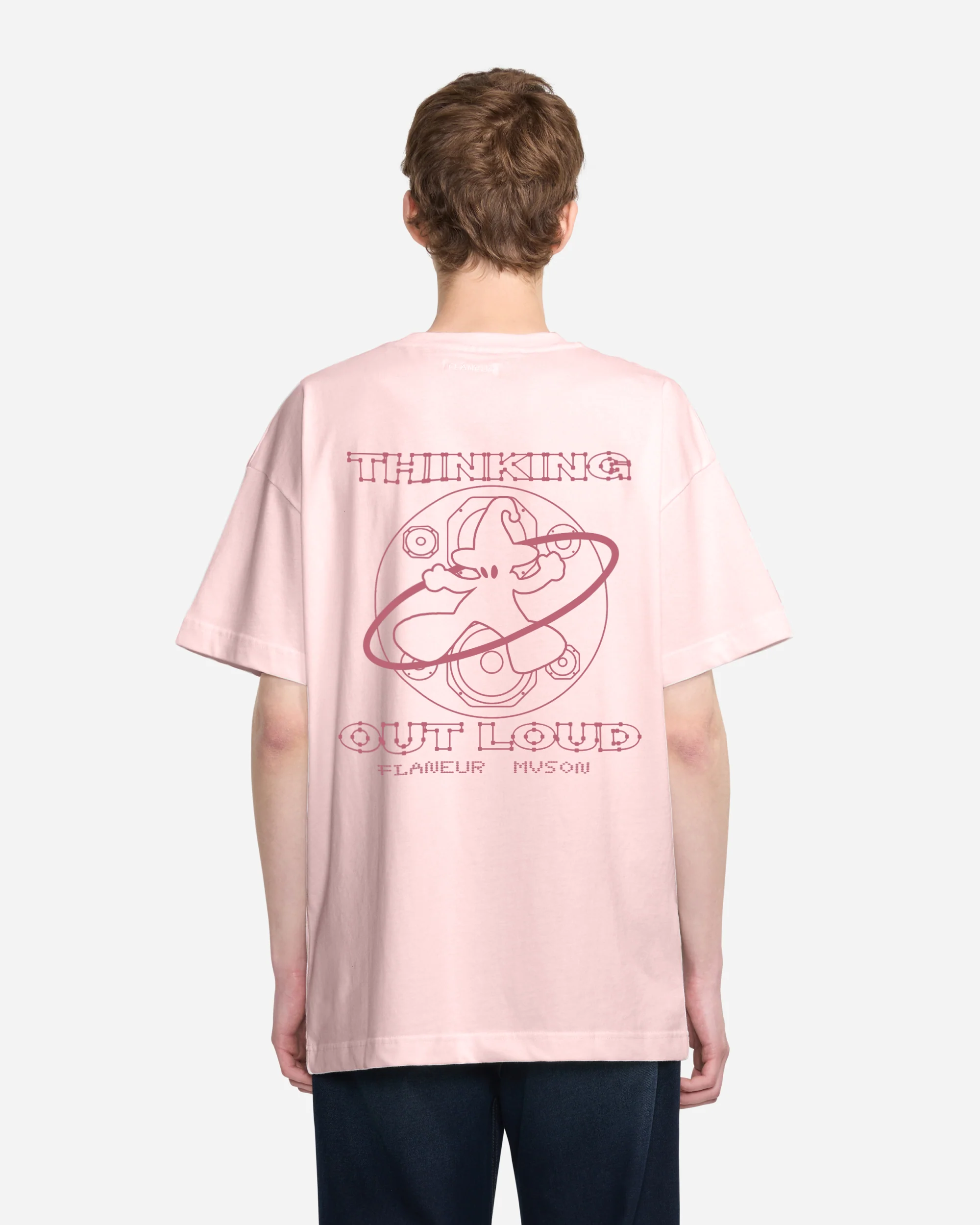 Mvson Pink Dye T-Shirt | Pink Dye - Image 4