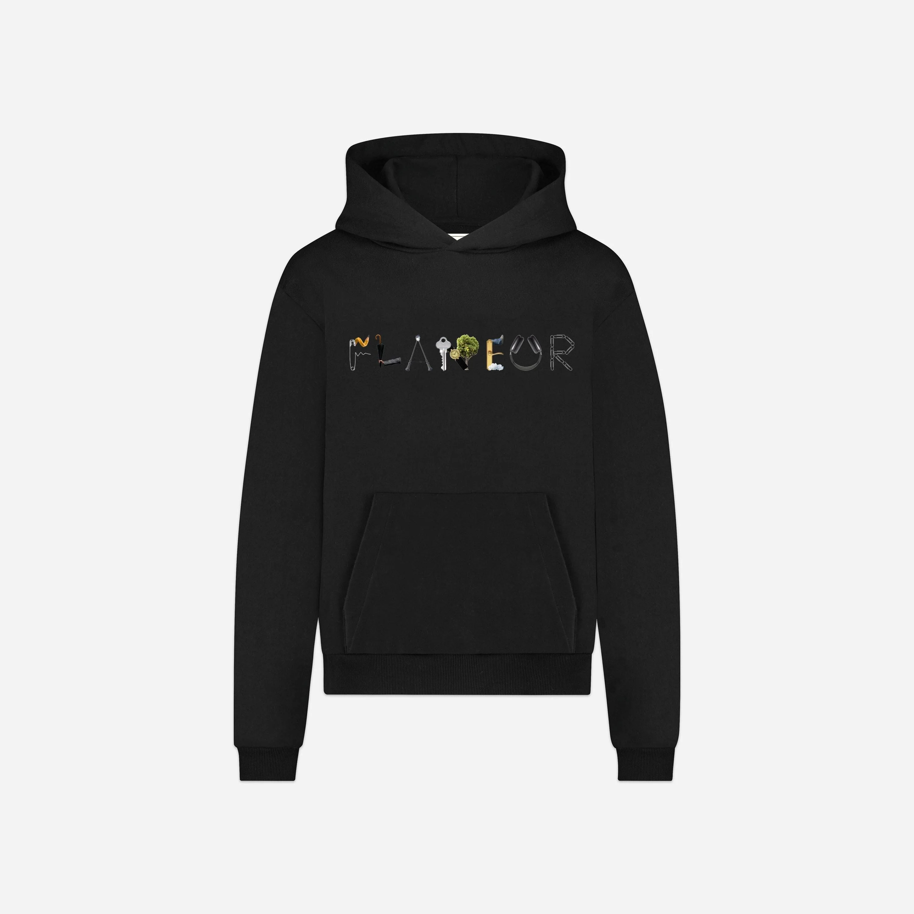 Objects Hoodie | Black - Image 5