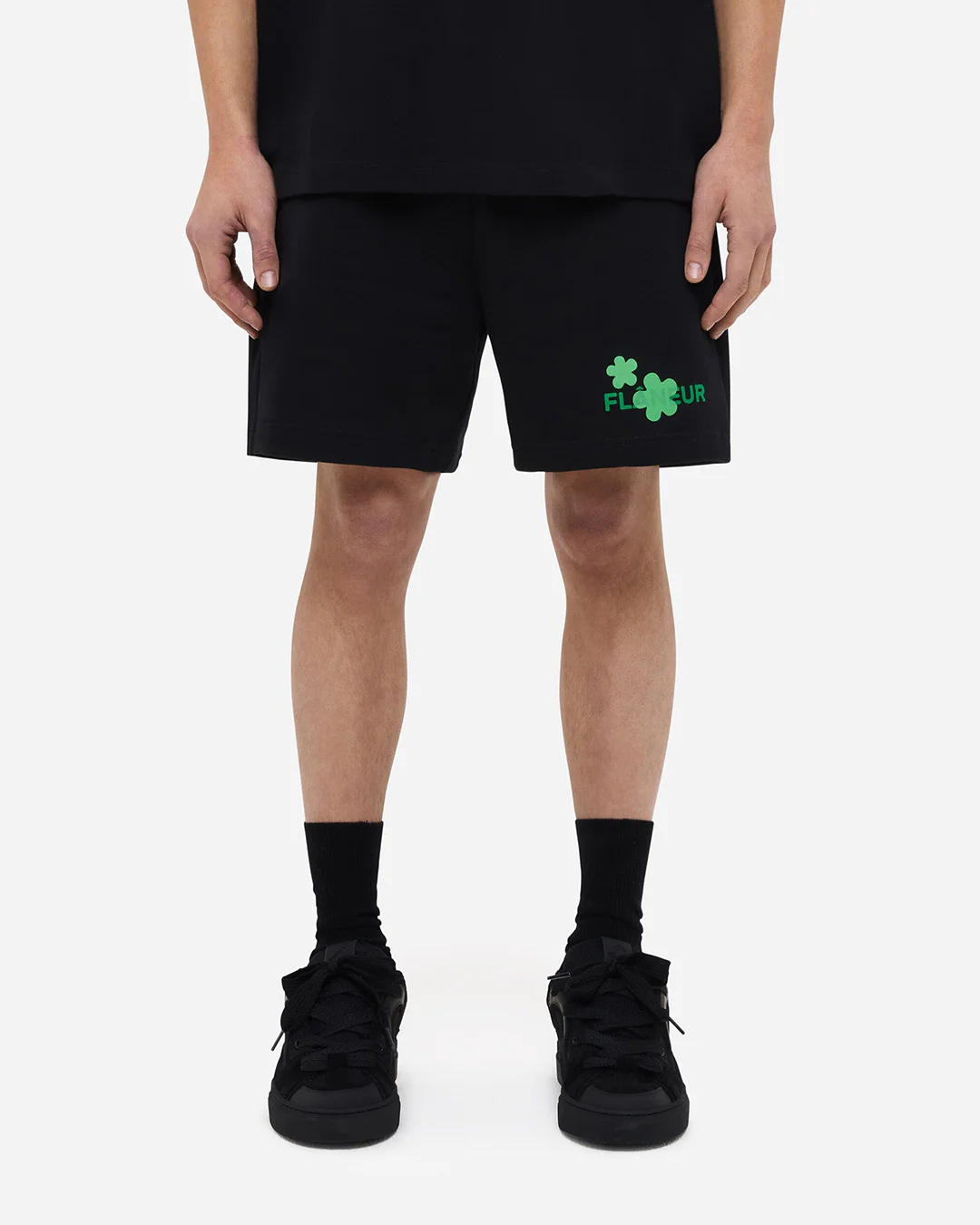 Organic Flower Shorts | Black - Image 3