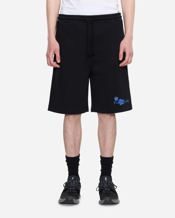 Organic Flower Shorts | Black/Blue - Image 3