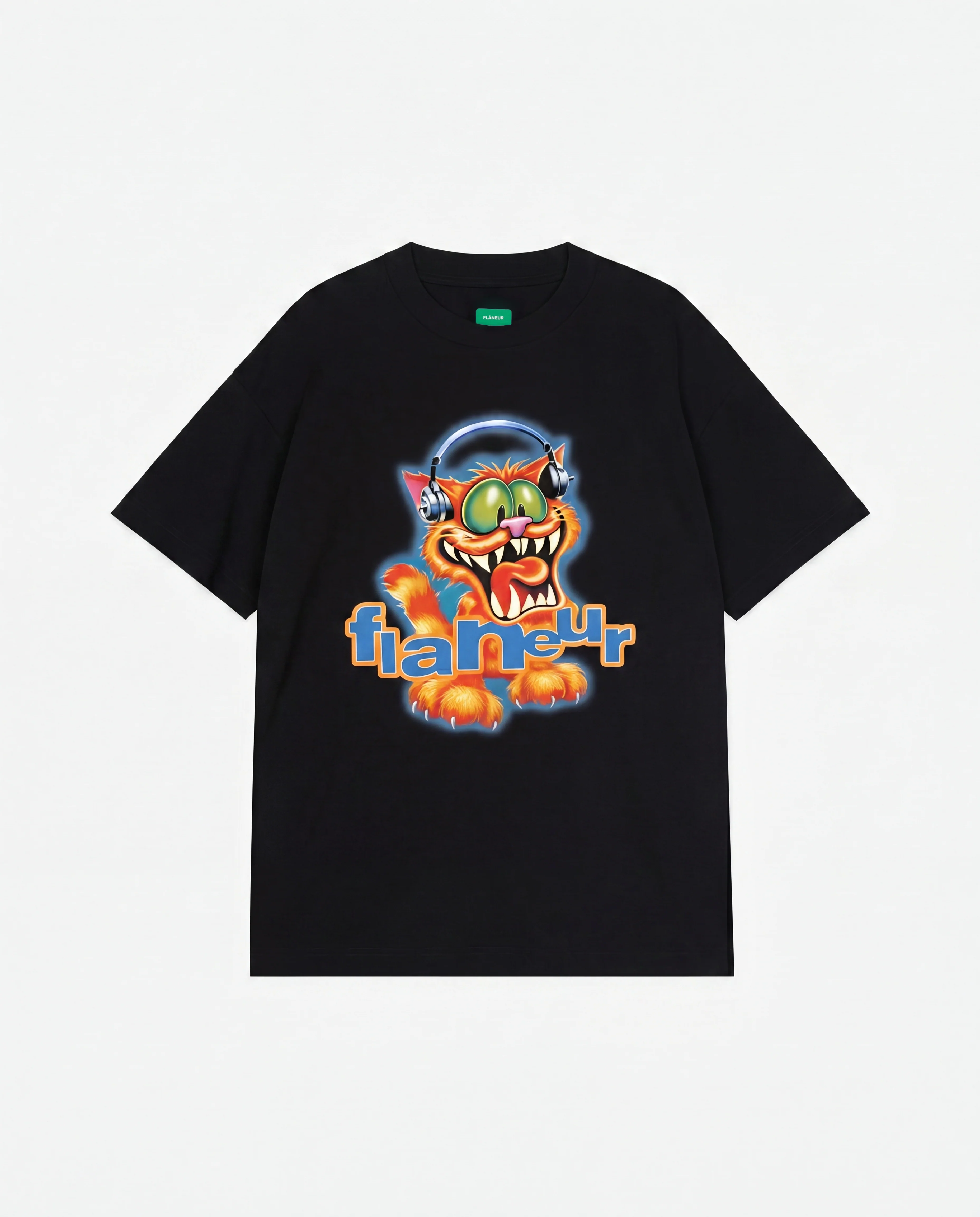 Record Label T-Shirt | Black - Image 3