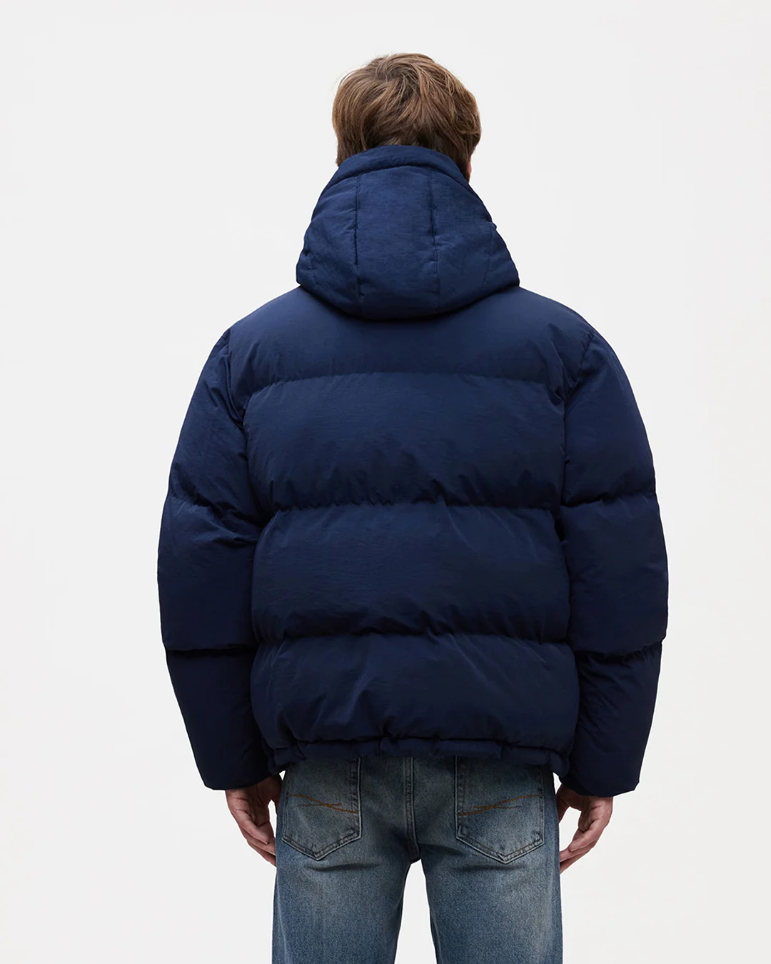 Signature Hooded Puffer Jacket | Navy - Image 4