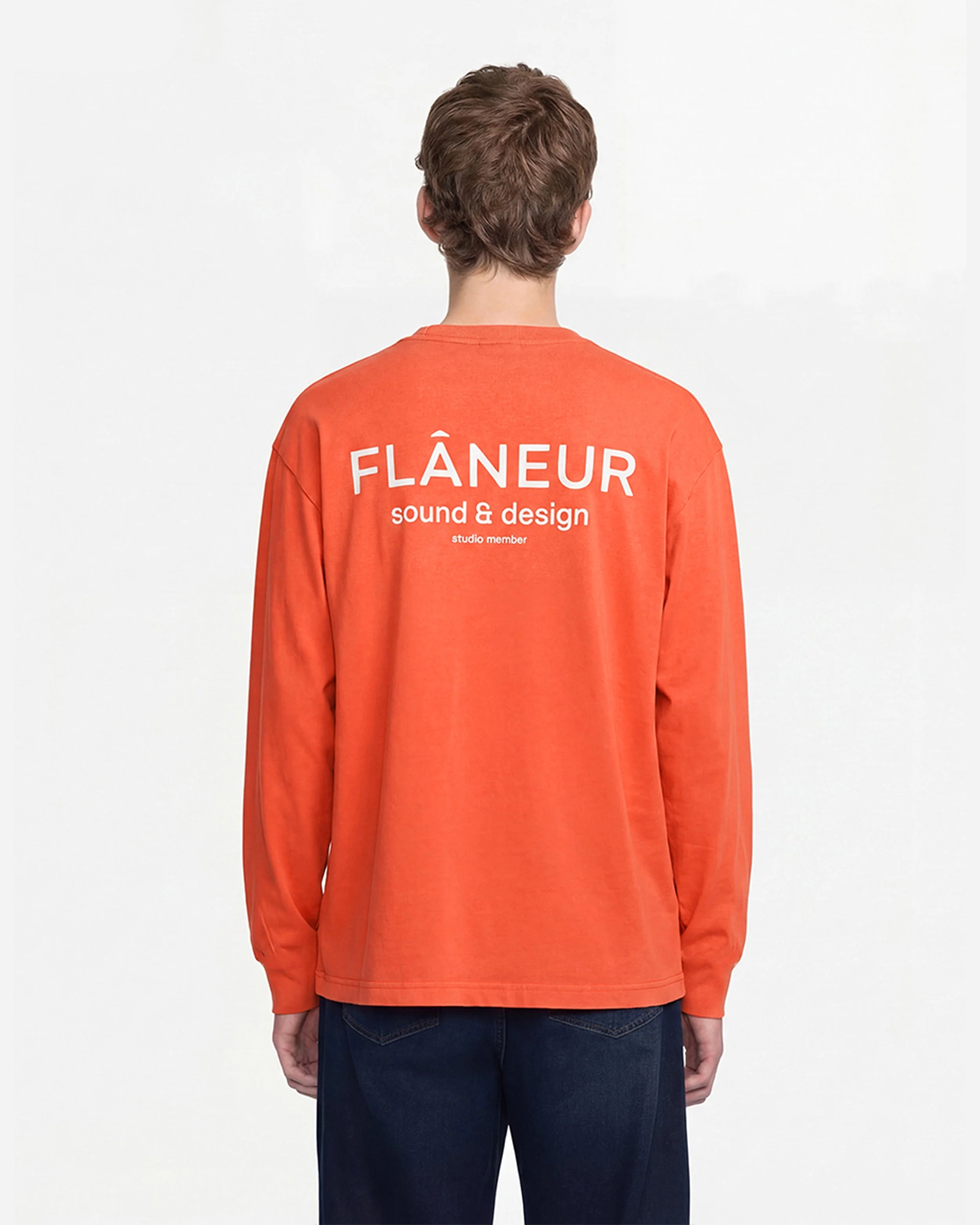 Sound & Design Long Sleeve | Royal Orange - Image 2