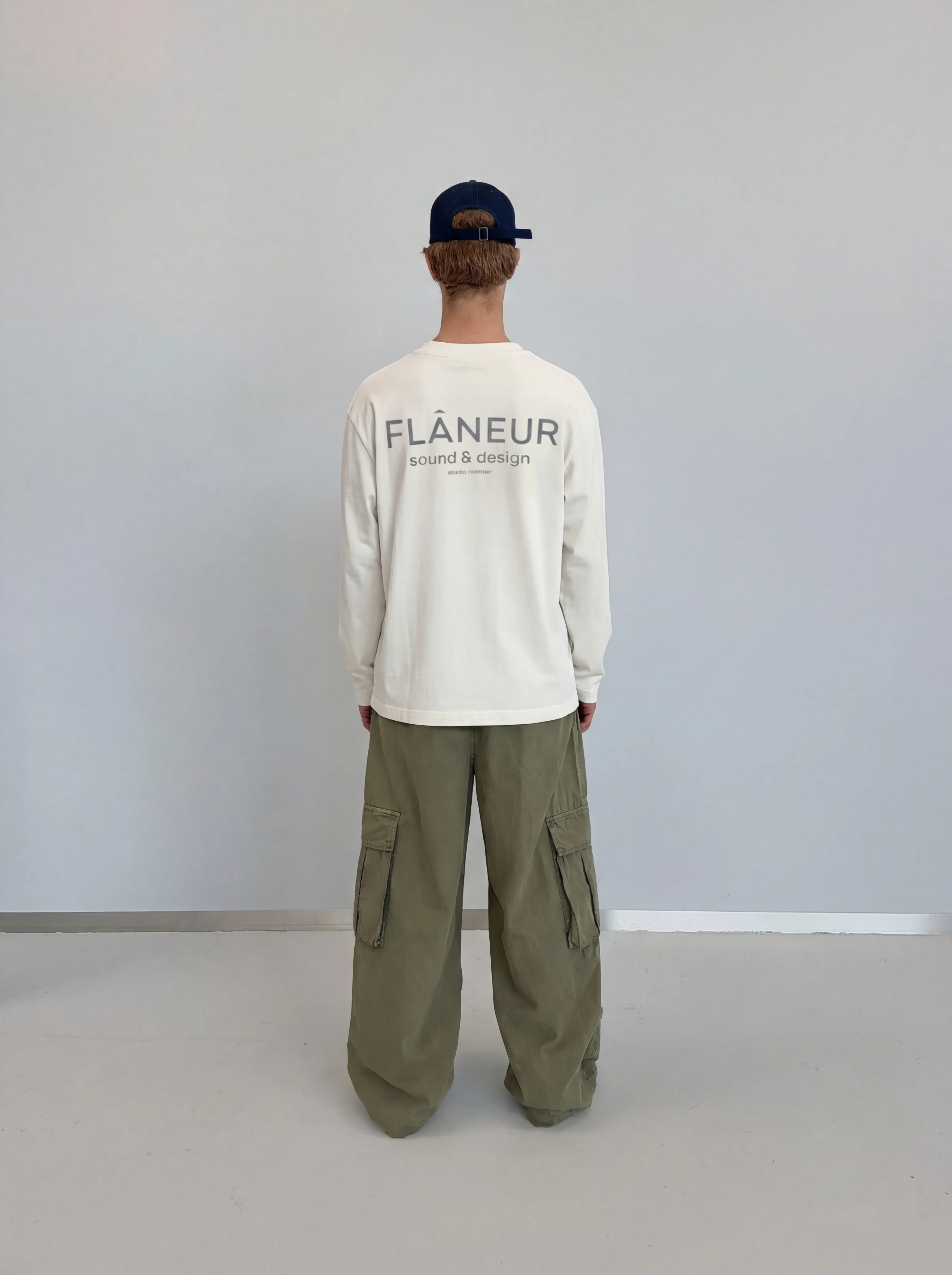 Sound & Design Long Sleeve Washed | White - Image 3