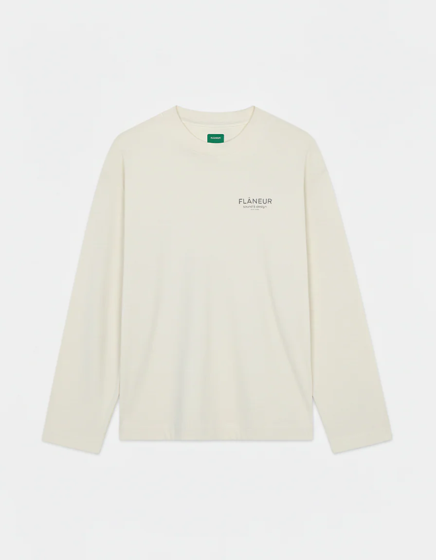 Sound & Design Long Sleeve Washed | White - Image 4