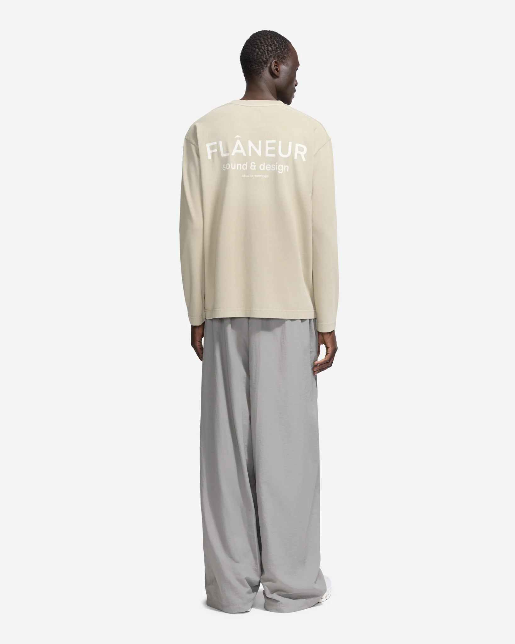 Sound & Design Studio Member Long Sleeve | Washed Beige - Image 2