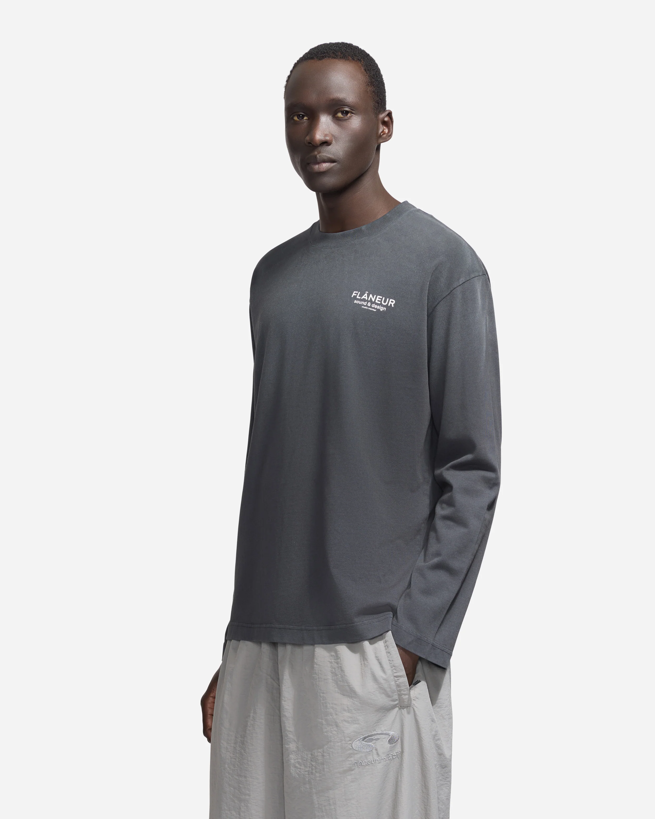 Sound & Design Studio Member Long Sleeve | Washed Black - Image 3