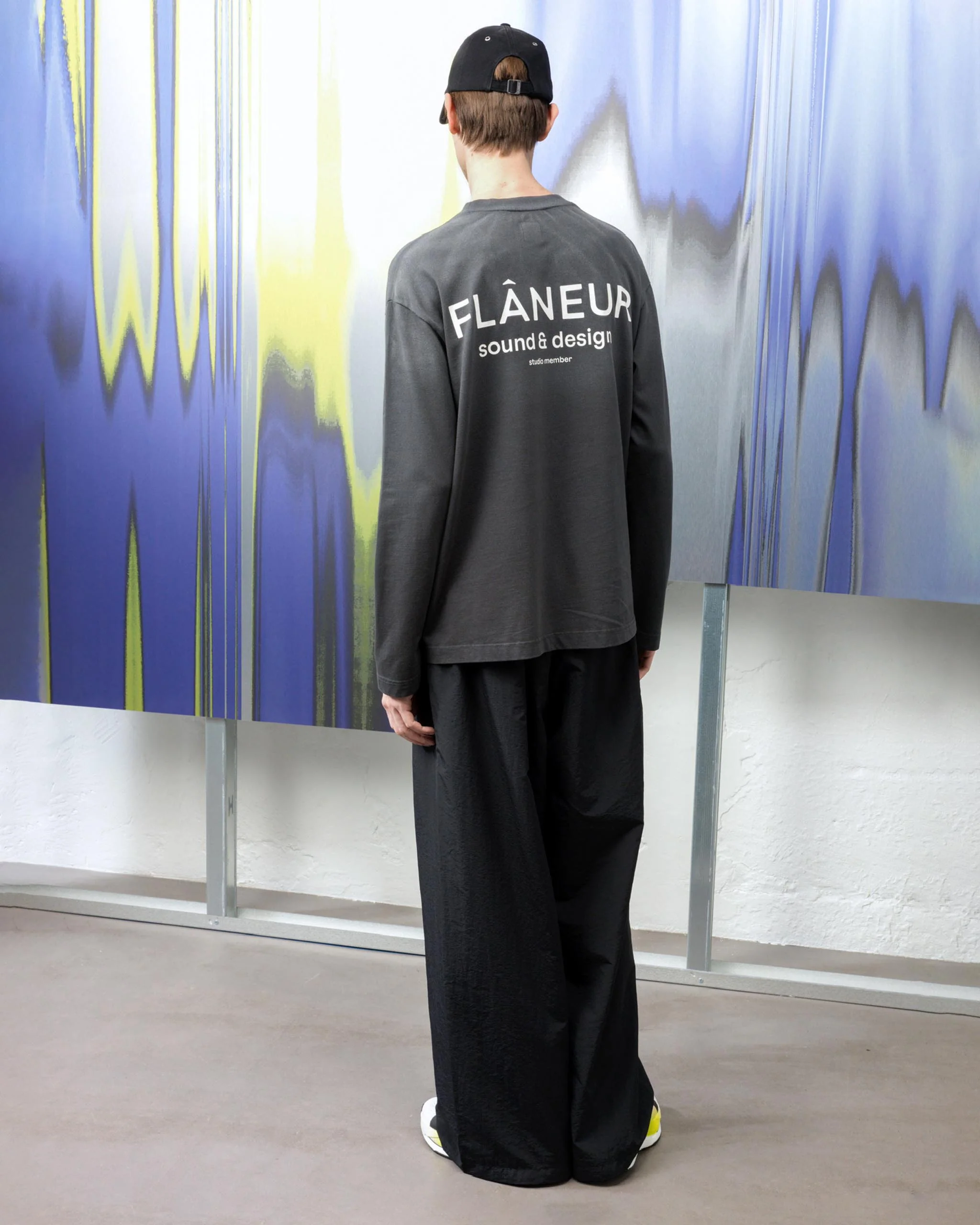 Sound & Design Studio Member Long Sleeve | Washed Black - Image 4