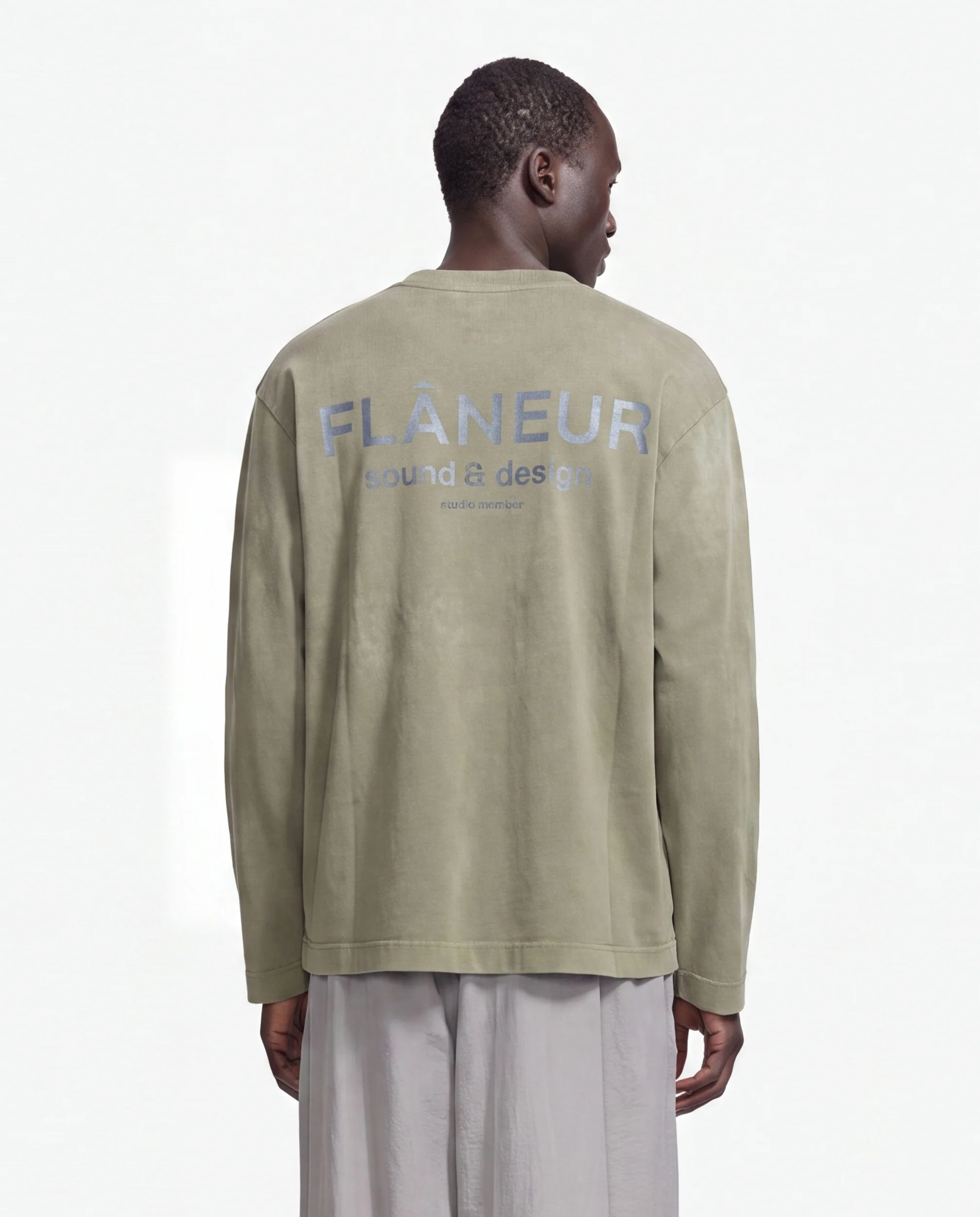 Sound & Design Studio Member Long Sleeve | Washed Green - Image 2