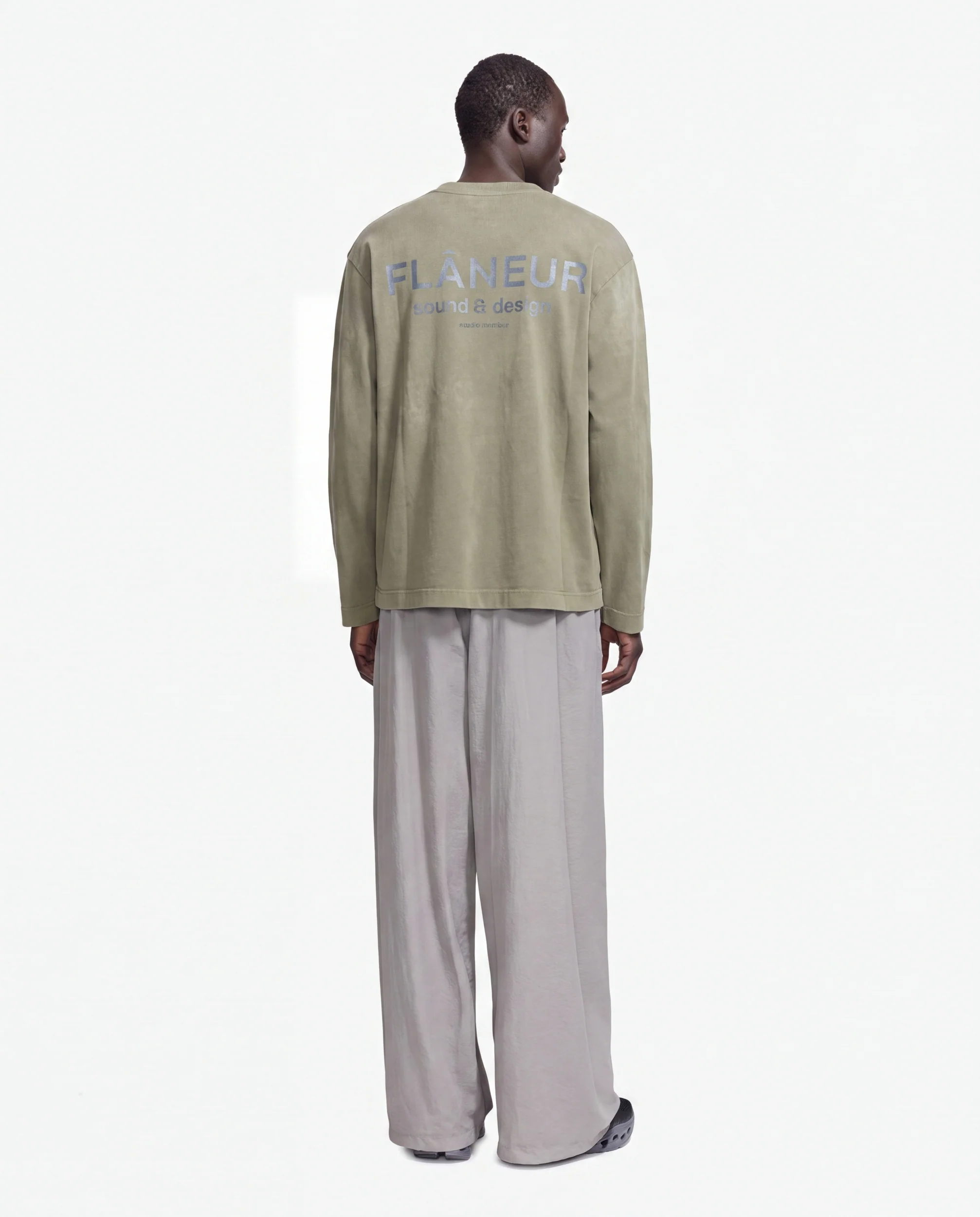Sound & Design Studio Member Long Sleeve | Washed Green - Image 3