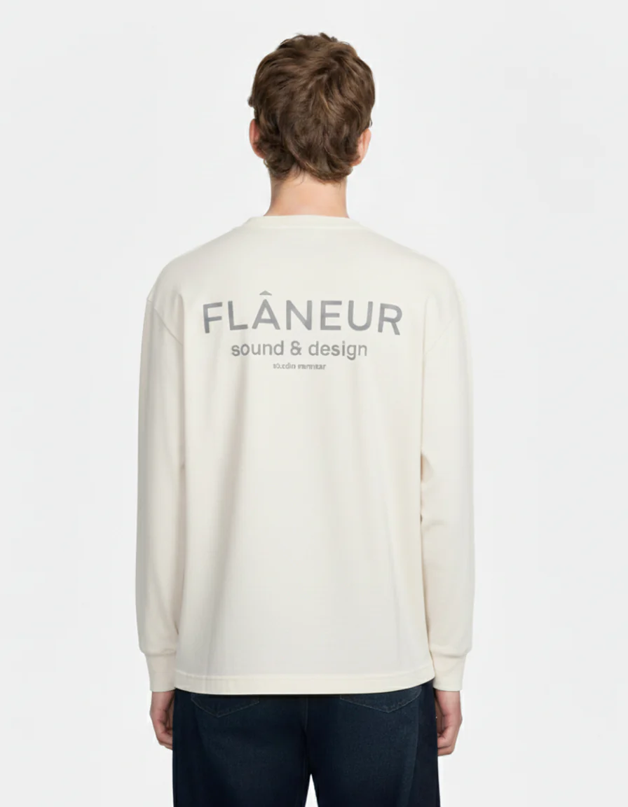 Sound & Design Studio Member Long Sleeve | White