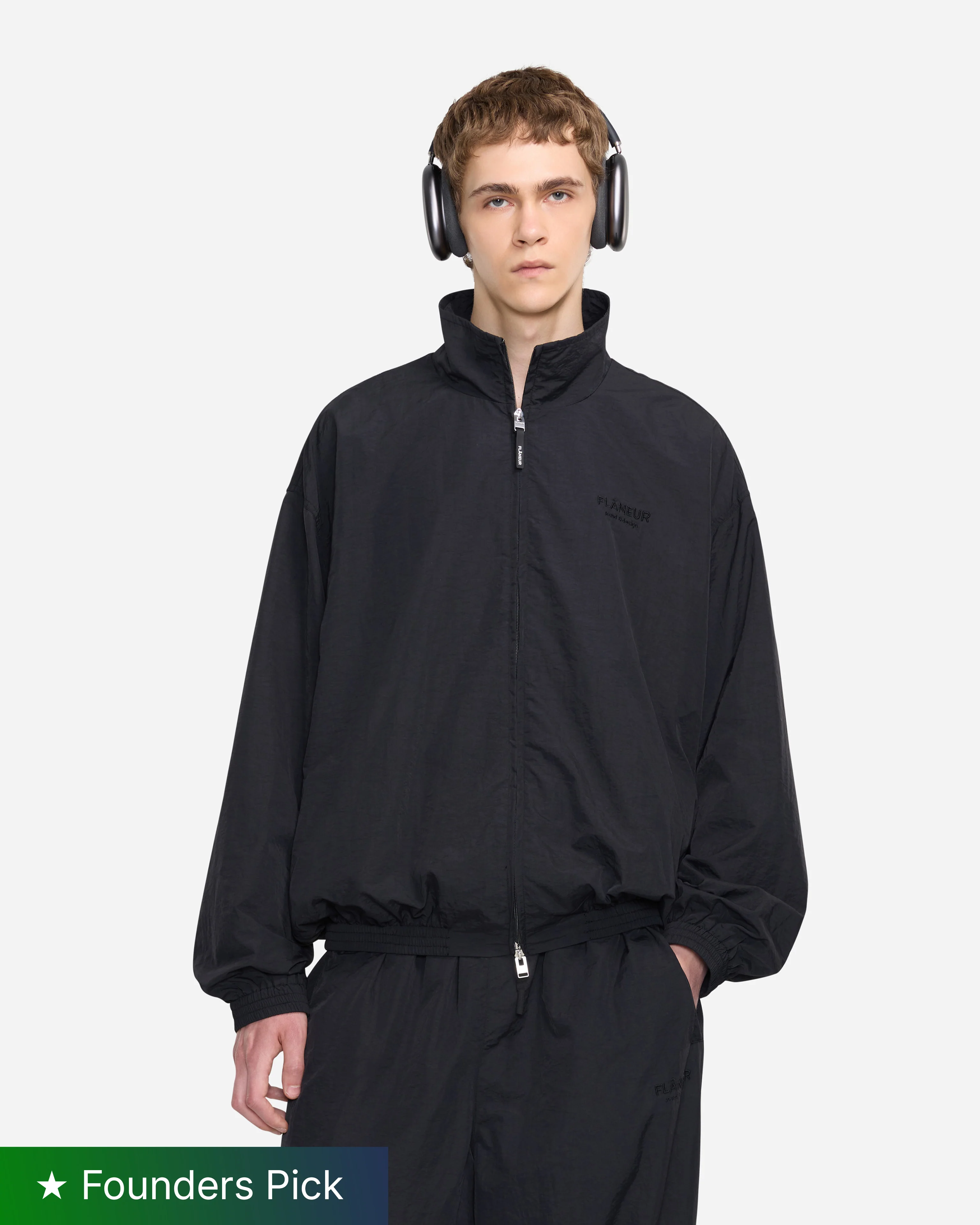Sound & Design Track Jacket | Black