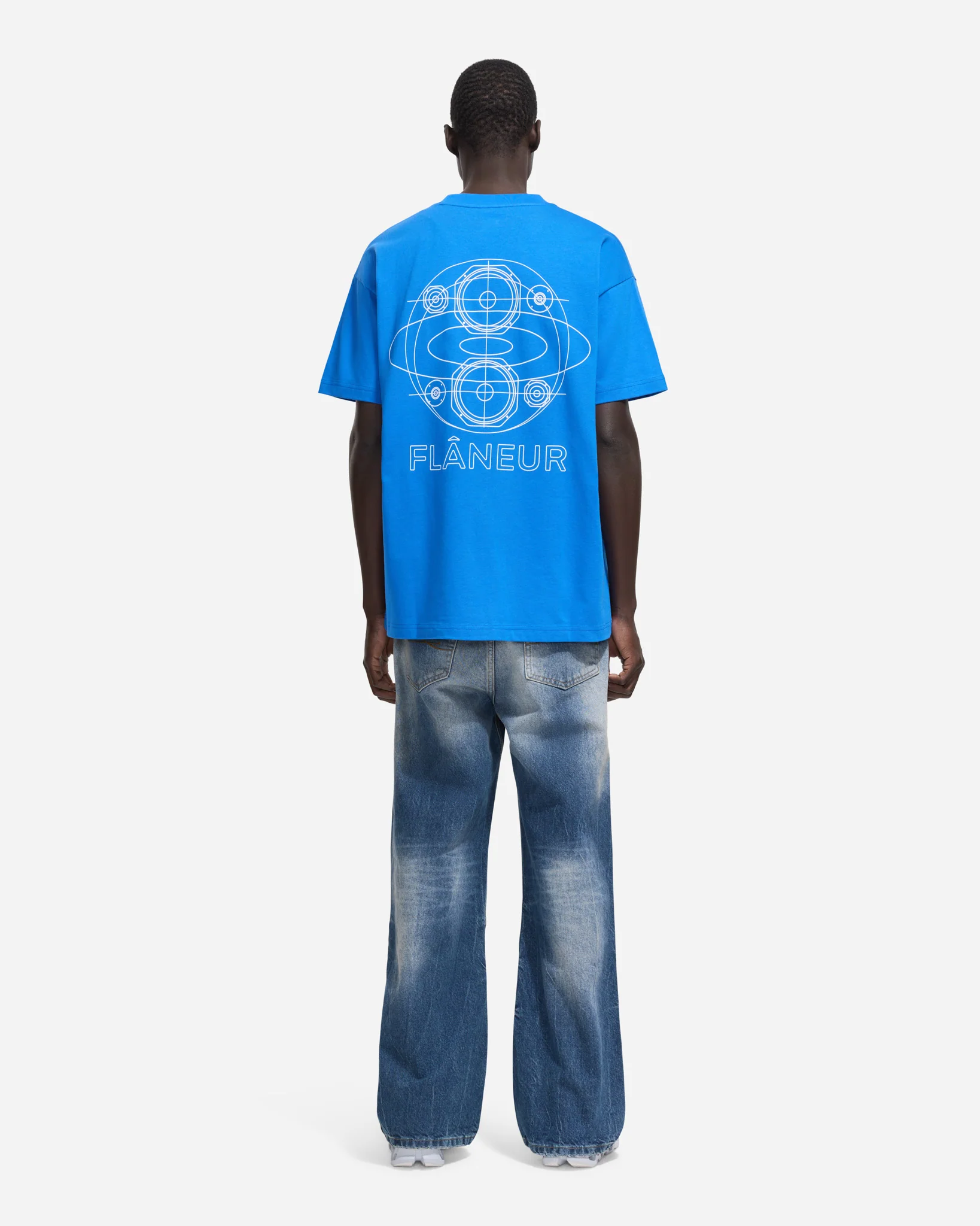 Speaker T-Shirt | Blue/White - Image 4