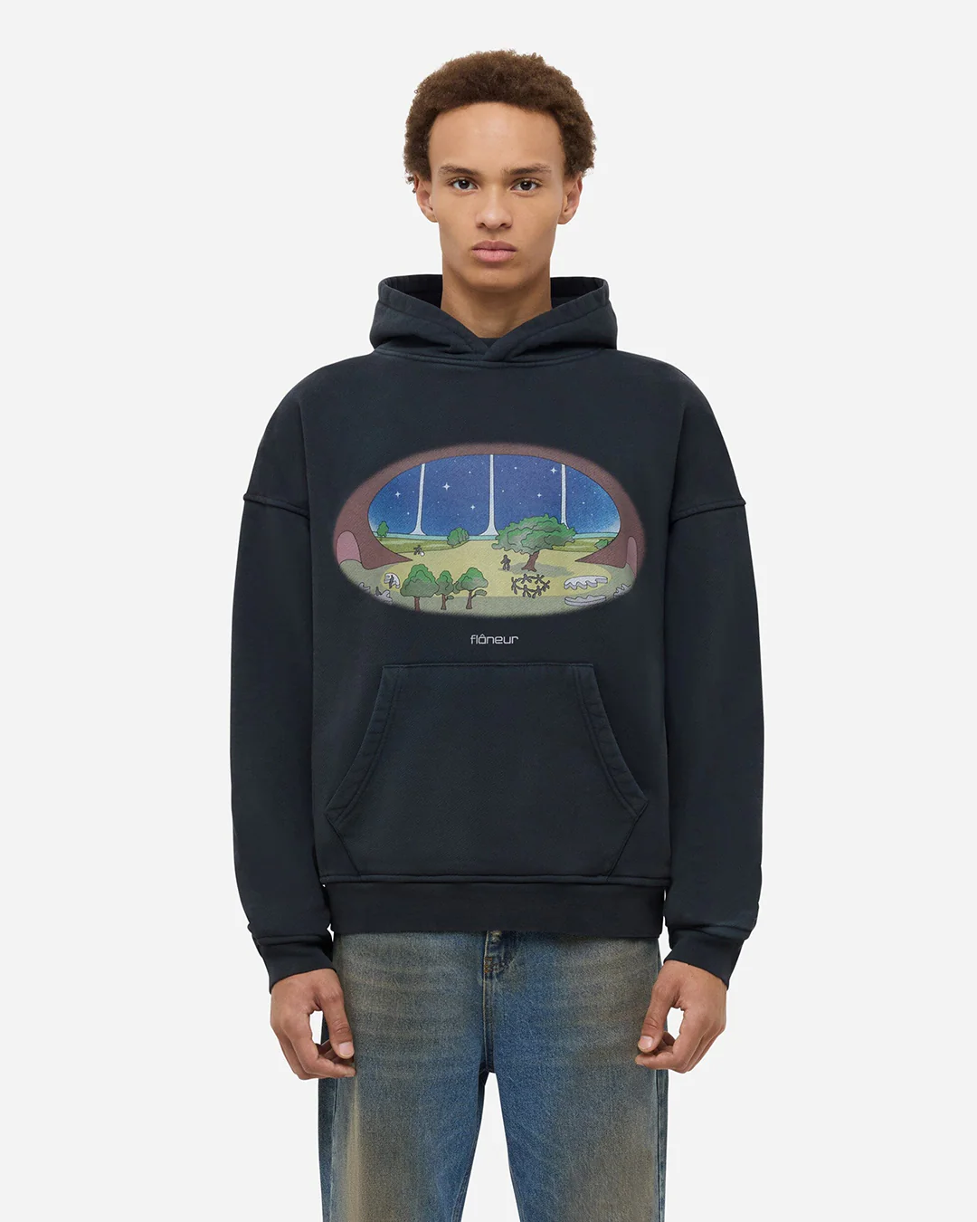 Stardome Hoodie (500GSM) | Black - Image 3